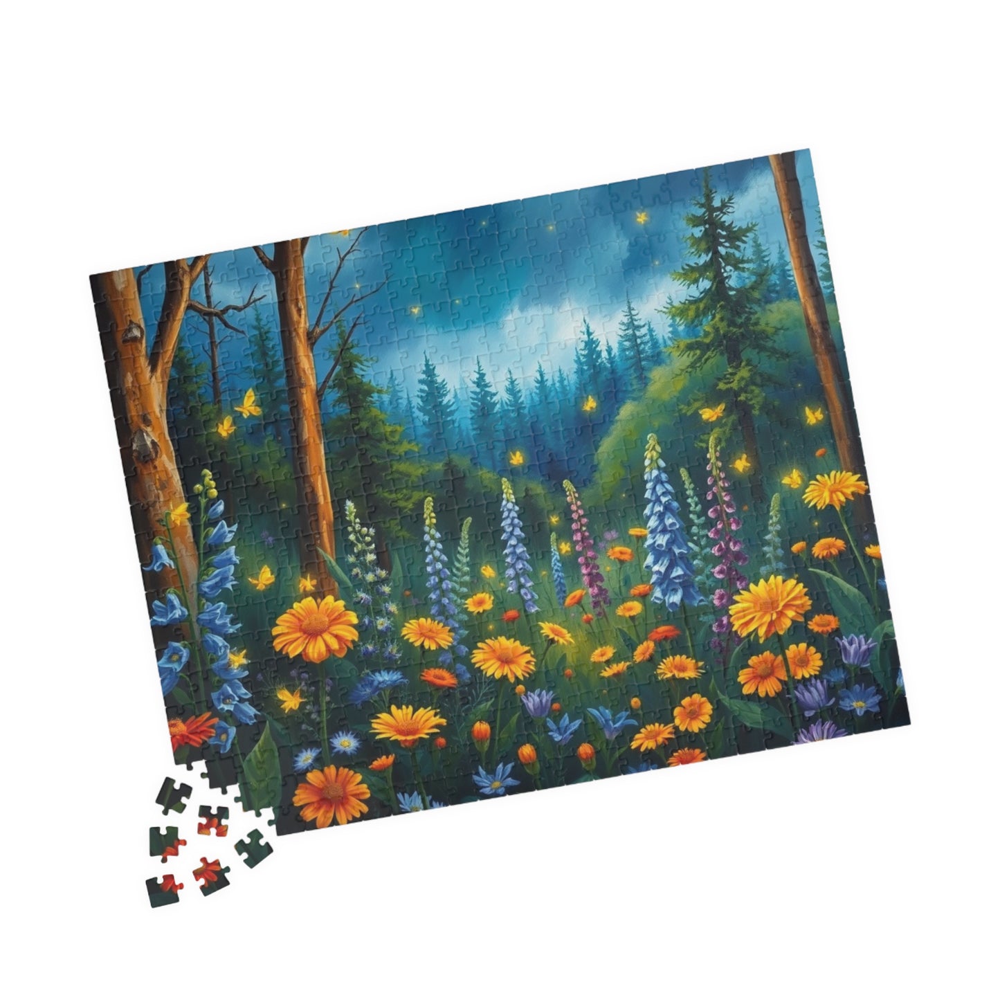 Flower Garden Landscape Puzzle | Nature Lover Gift, Family Activity, Eco-Friendly Game, Holiday Birthday Puzzle Enthusiast Hobbyist Present Puzzle The Puzzle Chest