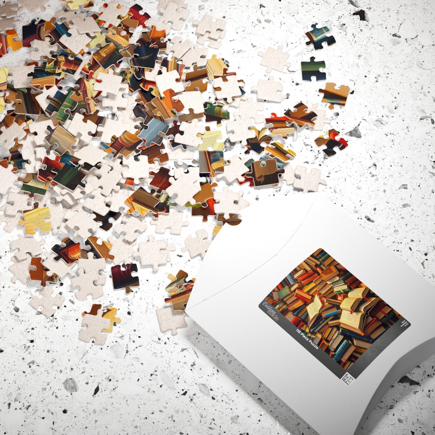 Book Lover's Jigsaw Puzzle Fun - Chaotic Collage, Ideal for Cozy Home Activity, Family Bonding Time Brain Teaser, Gift for Readers Puzzle The Puzzle Chest