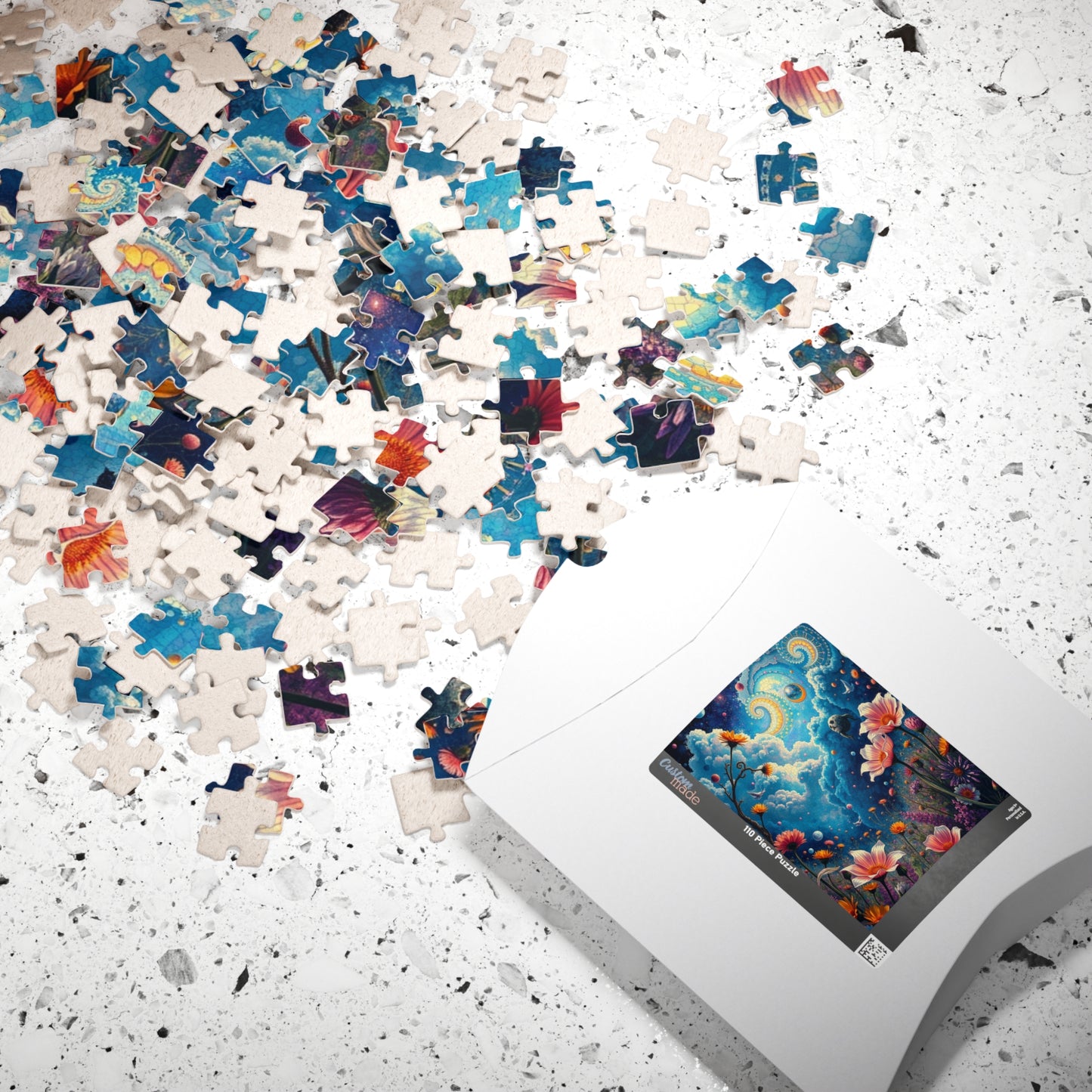 Mystical Floral Puzzle, 1000-piece, Relaxing Home Activity, Perfect Gift for Nature Lovers, Family Fun, Mindfulness Activity, Brain Teaser Puzzle The Puzzle Chest