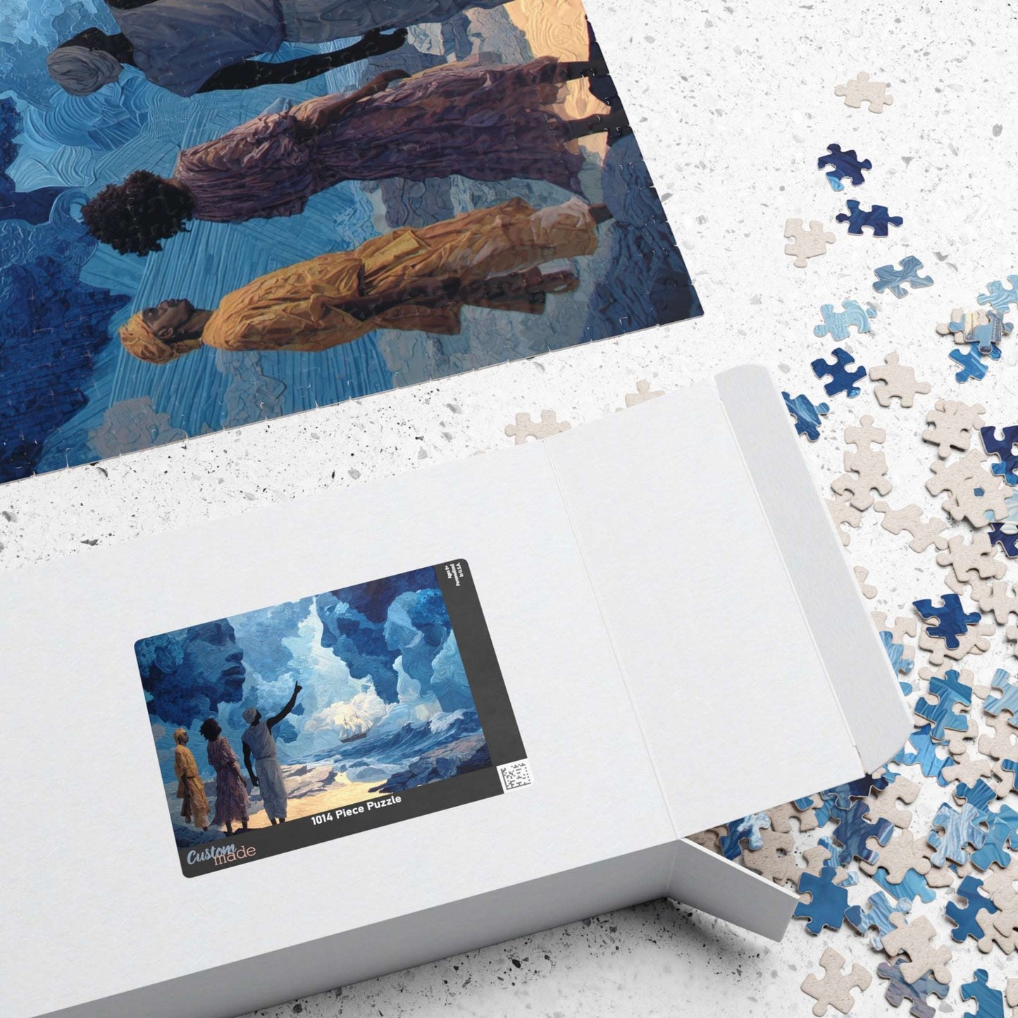 Ancestral Voyage Jigsaw Puzzle: Black Art, Afrocentric Artwork Puzzle The Puzzle Chest