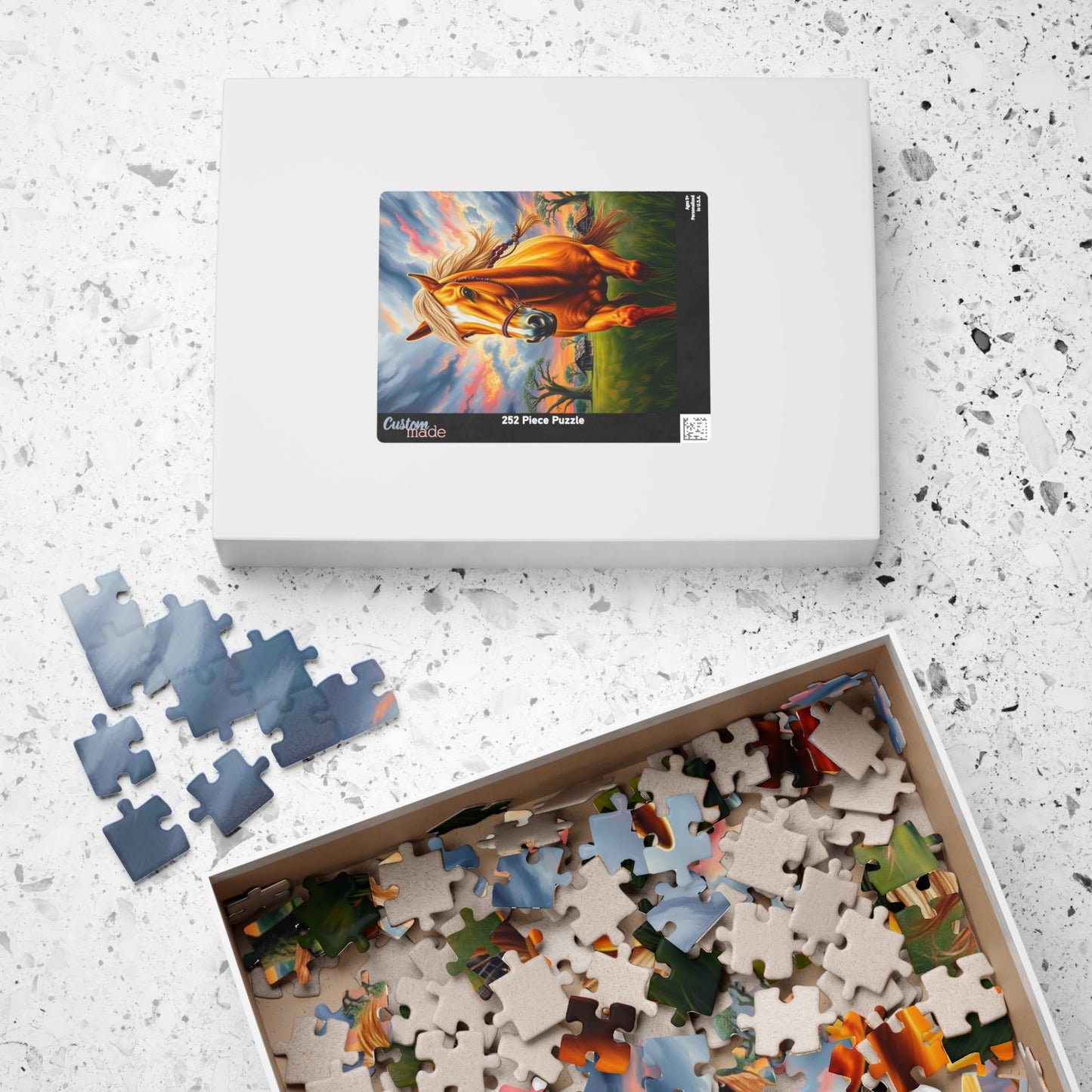 Horse Lover's Puzzle, 110-1014 Piece Jigsaw Game for Adults, Perfect Gift for Equine Enthusiasts, Family Fun, Home Entertainment, Horsey Art Puzzle The Puzzle Chest