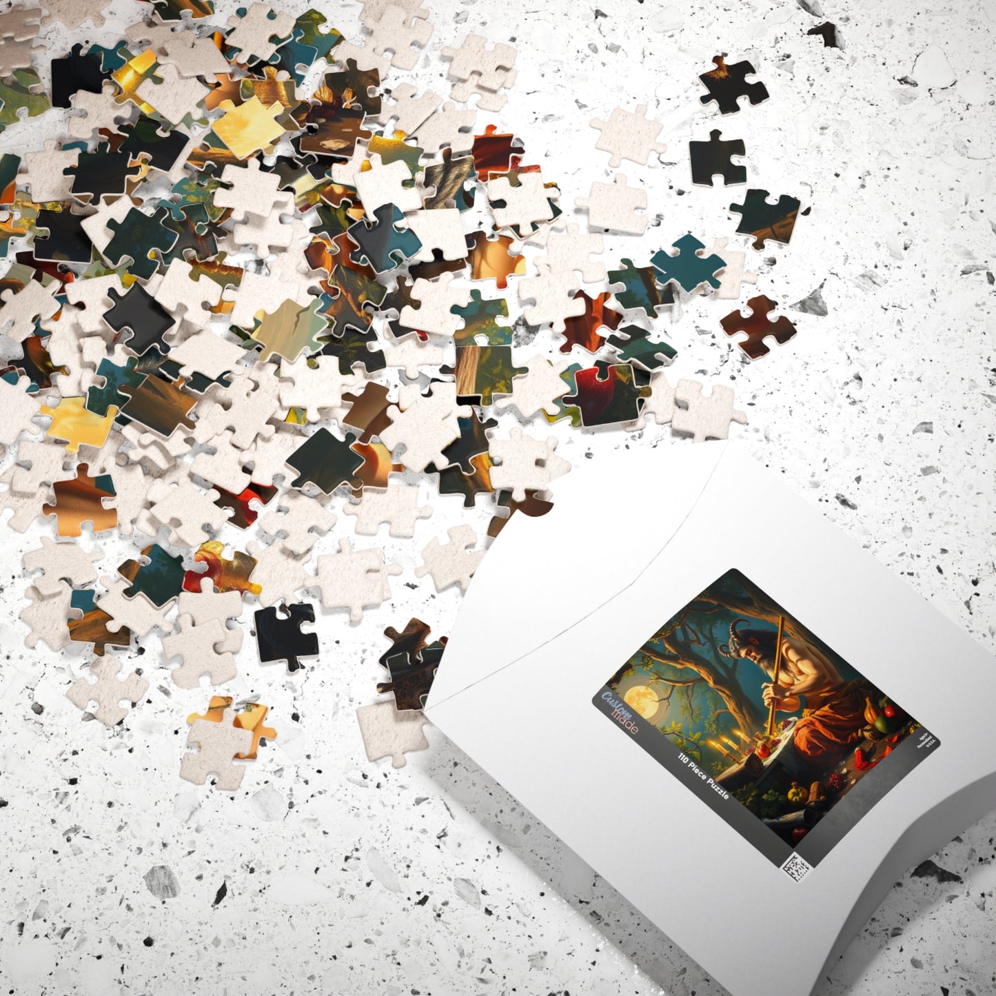Satyr Feast Artistic Puzzle - Fantasy Mythical Creature Design for Soulful Relaxation, Meditation Gift for Puzzle Lovers, Family Game Night Puzzle The Puzzle Chest