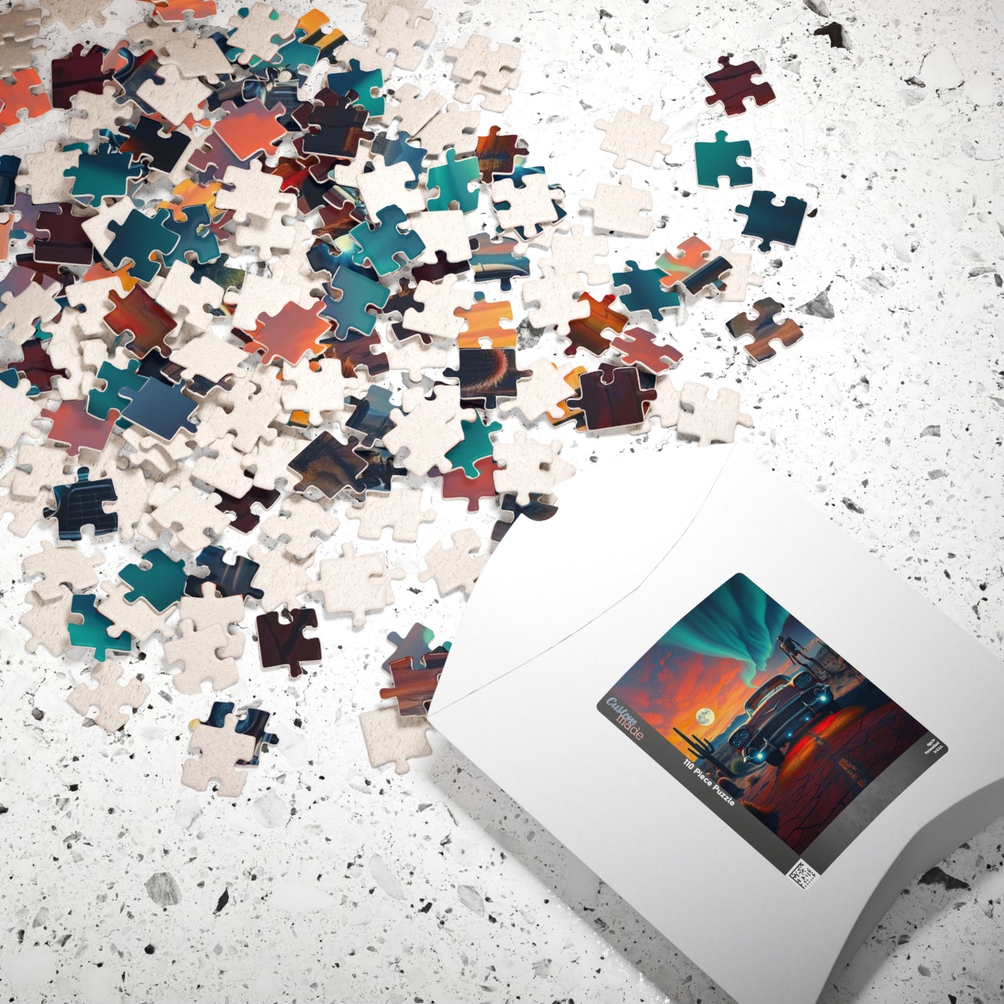Vintage Car Puzzle, Retro 110-1014 Pieces, Perfect Friend Gift for Car Lovers, Home Entertainment, Family Activities, Unique Challenges Puzzle The Puzzle Chest