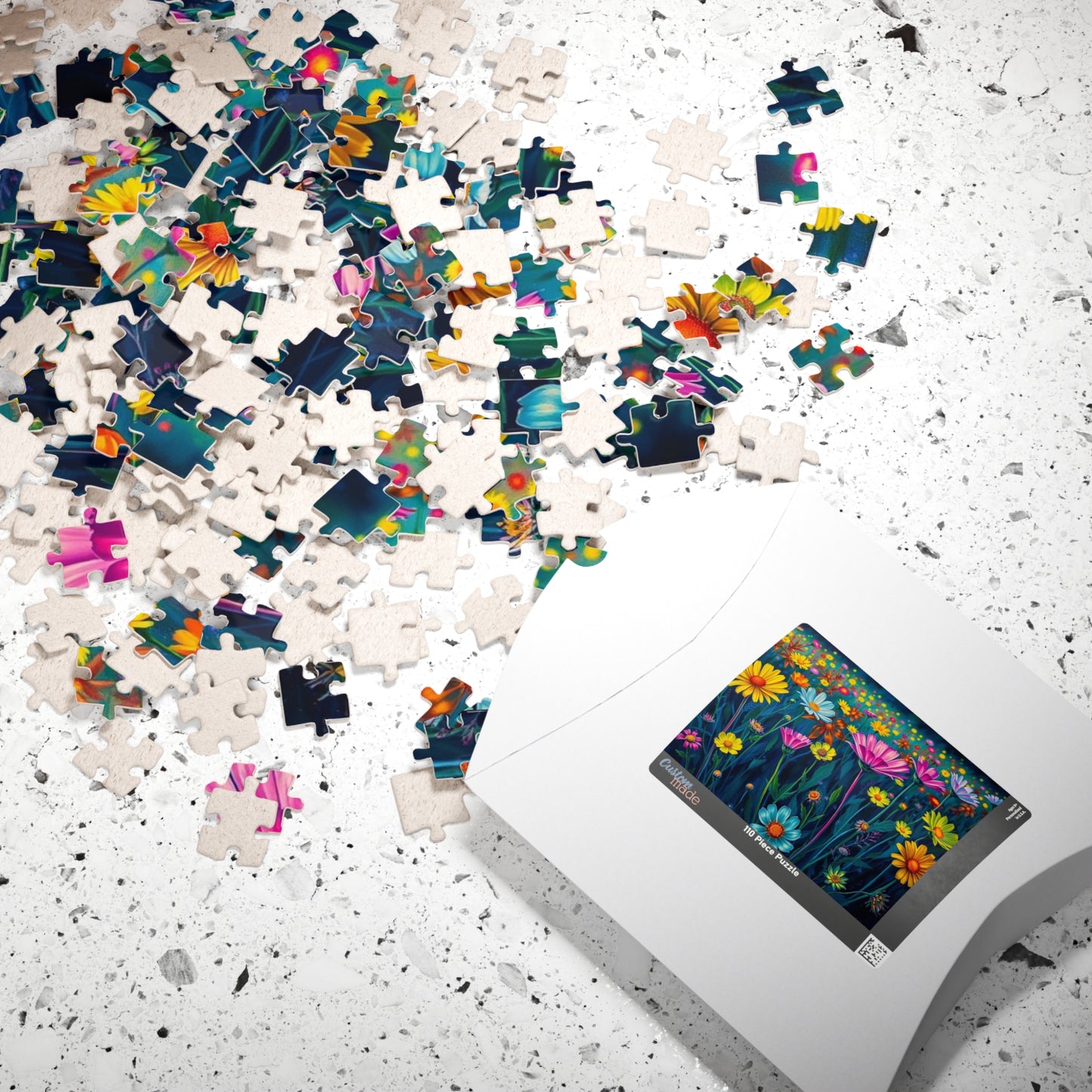 Vibrant Floral Jigsaw Puzzle | 110-1014 Piece Flower Game | Perfect for Nature Lover, Family or Solo Activity, Best Gift Idea, Puzzle Night Puzzle The Puzzle Chest