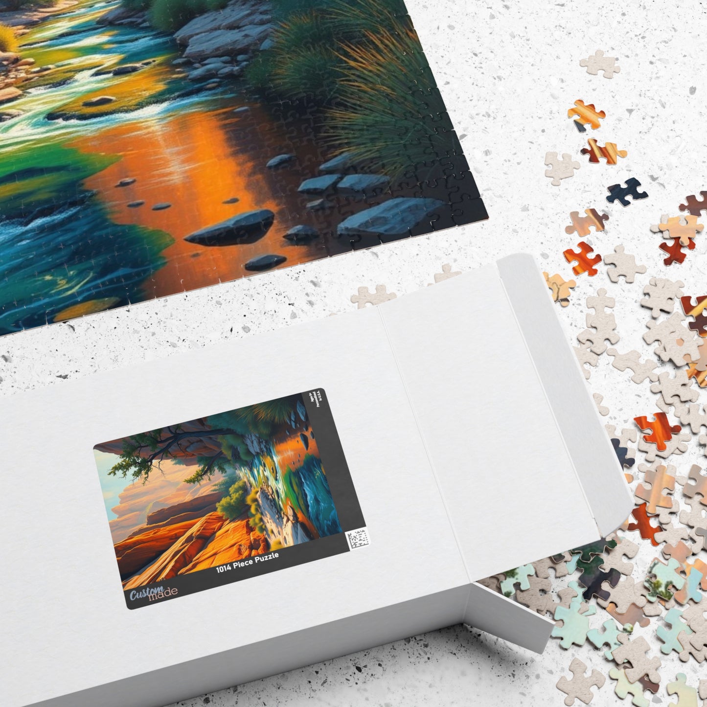 Scenic River Puzzle, 110-1014 Piece Jigsaw Game for Adults, Nature Lovers Gift, Family Game Night, Relaxing Art Decor Puzzle The Puzzle Chest