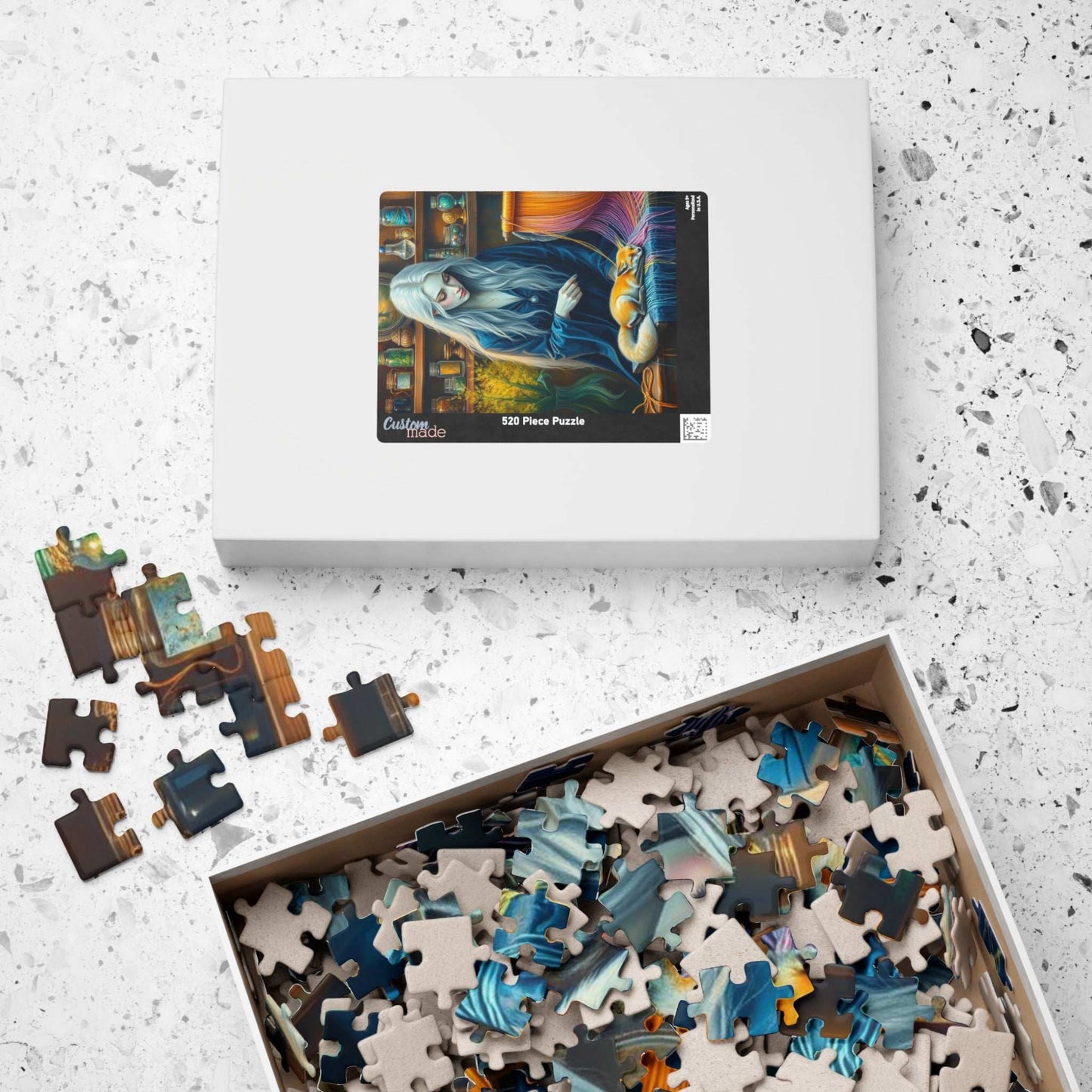 Threads of Magic Jigsaw Puzzle - Witch Puzzle, 110, 252, 520, 1014-piece Puzzle Lover Gift, Family Game Night, Therapy Activity, Halloween Puzzle The Puzzle Chest