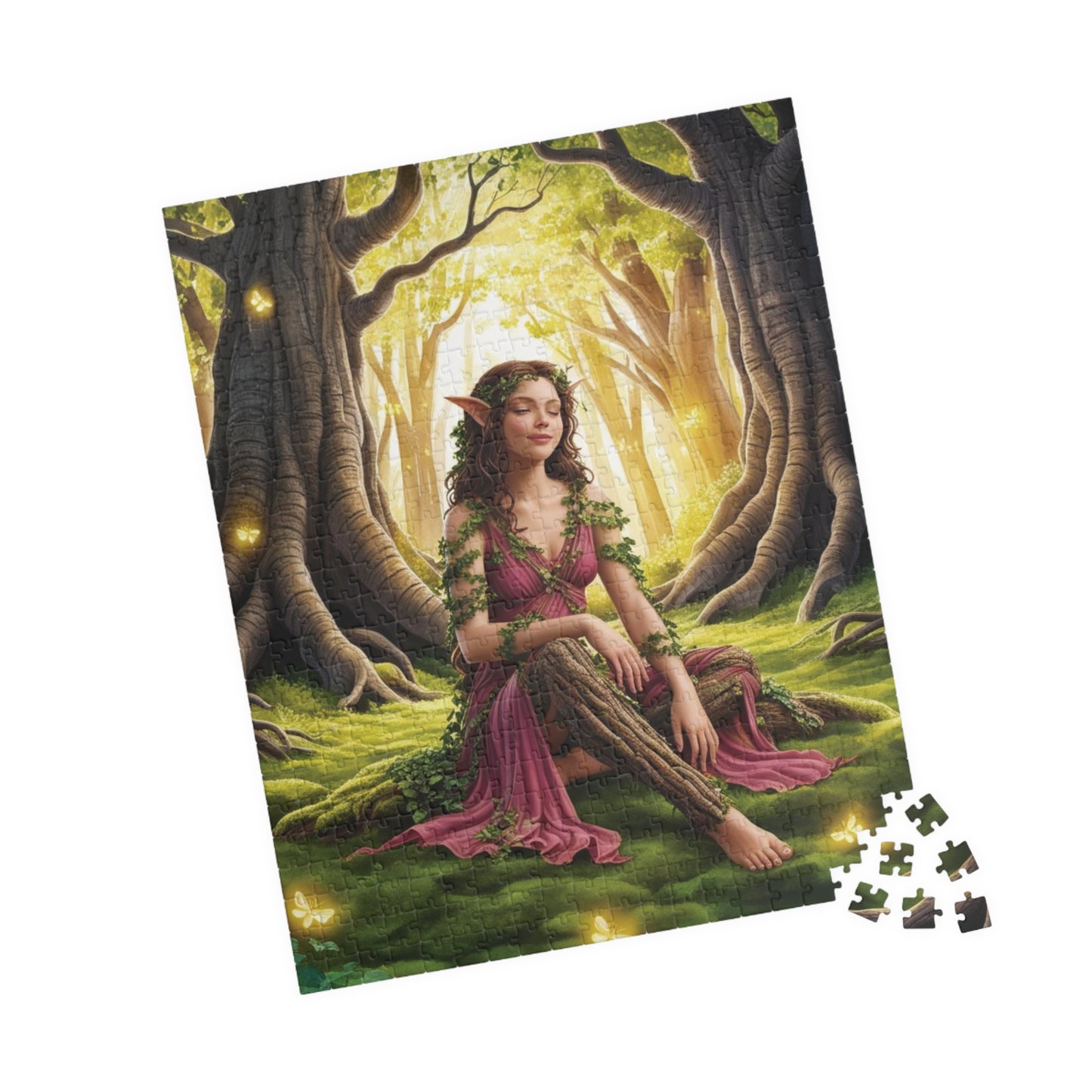 Forest Nymph Jigsaw Puzzle, Mythical Creature Woodland Tabletop Game, Fantasy Lover Gift, Relaxing Hobby, Mindfulness Activity, Nature Puzzle The Puzzle Chest