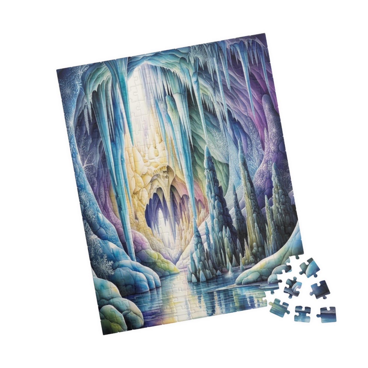 Ice Cave Trippy Puzzle | 110-1014 Piece Fantasy Jigsaw Game for Adult | Challenging Puzzle Perfect for Cozy Night, Family Bonding, and Gifts Puzzle The Puzzle Chest