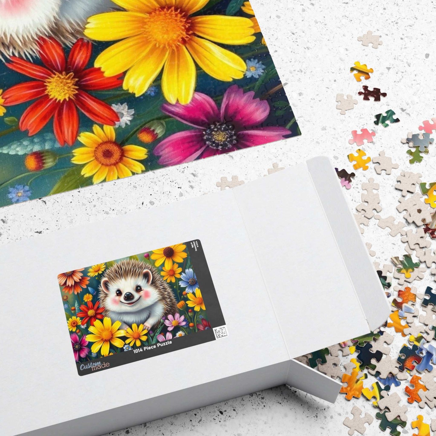 Cute Hedgehog Jigsaw Puzzle - 110 to 1014 Pieces, Family Fun Game Night, Animal Lover Holiday or Birthday Gift for Friend Puzzle The Puzzle Chest
