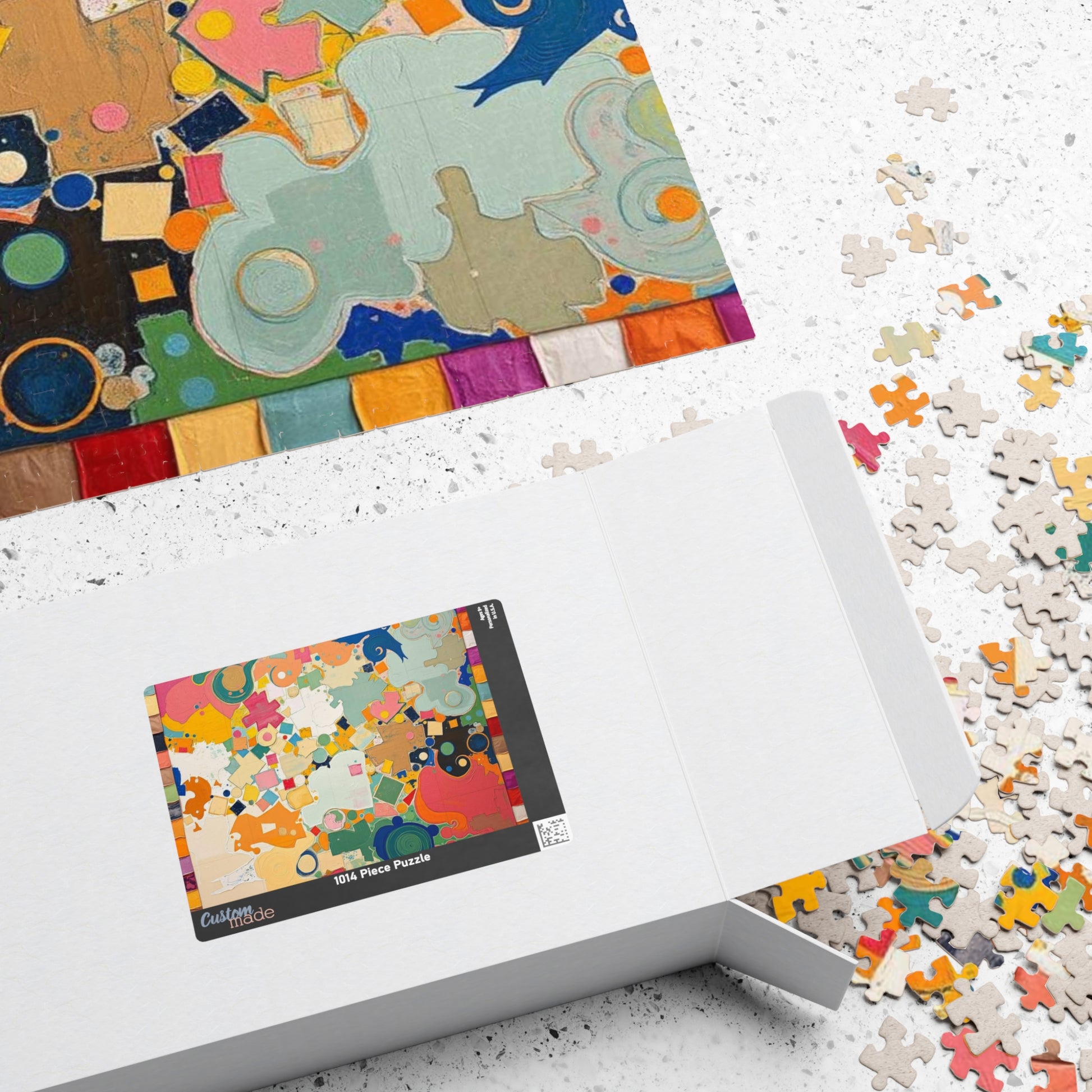 Colorful Abstract Jigsaw Puzzle for Unique Adult Gift Puzzle The Puzzle Chest
