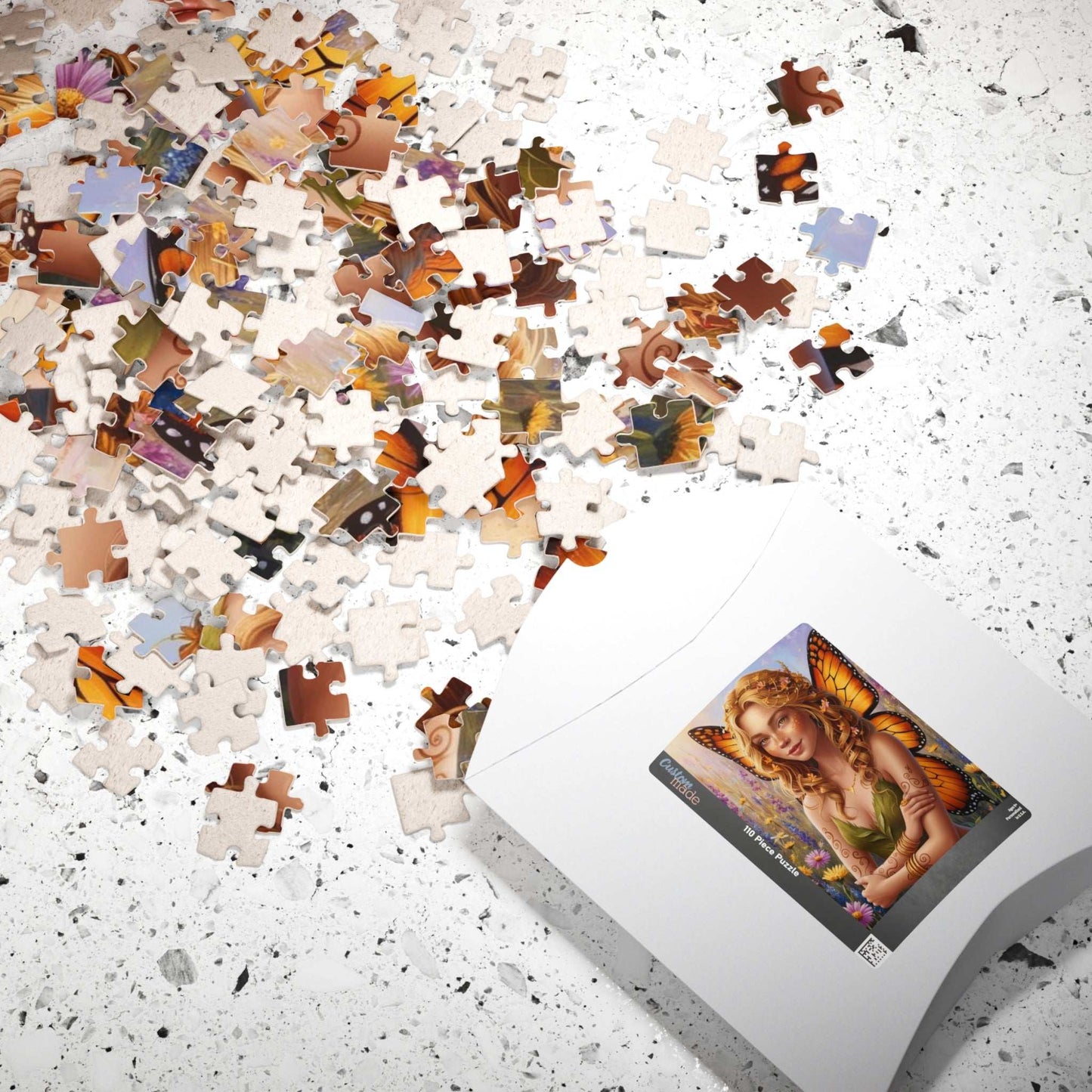 Enchanting Fairy Puzzle, Beautiful Art Nature Theme Jigsaw Game, Friend Gift for Fantasy Lover, Family or Solo Fun Indoor Activity, Relaxing Puzzle The Puzzle Chest