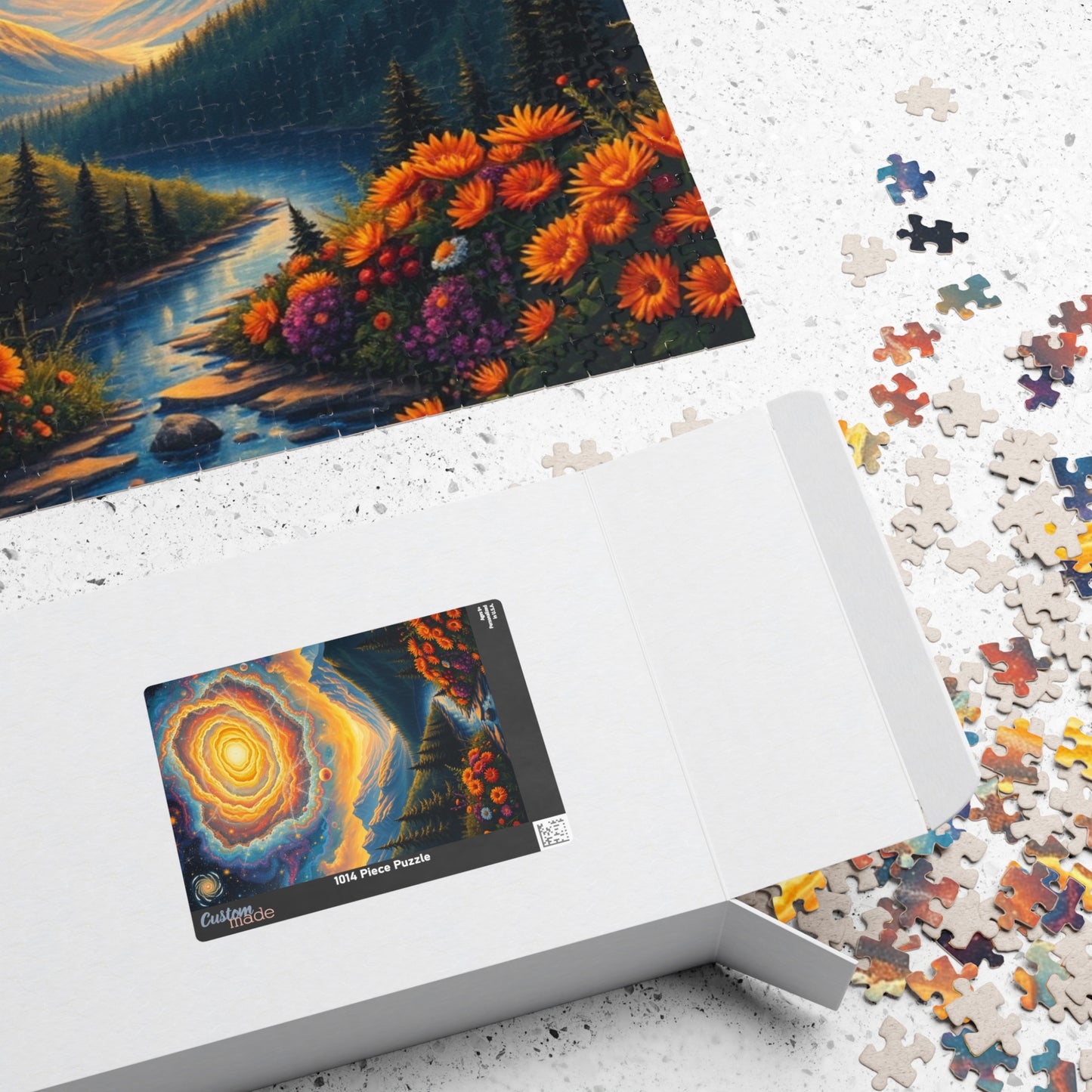 Stunning Cosmic Landscape Puzzle - 110, 252, 520, 1014-piece, Family Activity, Space Lover Gift, Home Decor, Unique Gift Idea Puzzle The Puzzle Chest