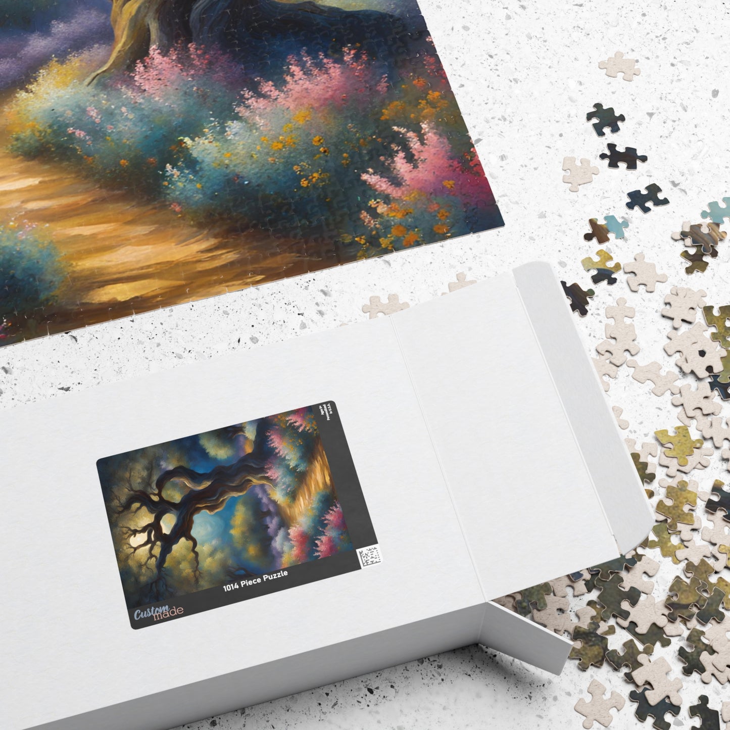 Garden of Gethsemane Olive Trees Jigsaw Puzzle, Religious Theme Faith-Based Tabletop Game, Meditation Activity, Stress Relief, Unique Gift Puzzle The Puzzle Chest