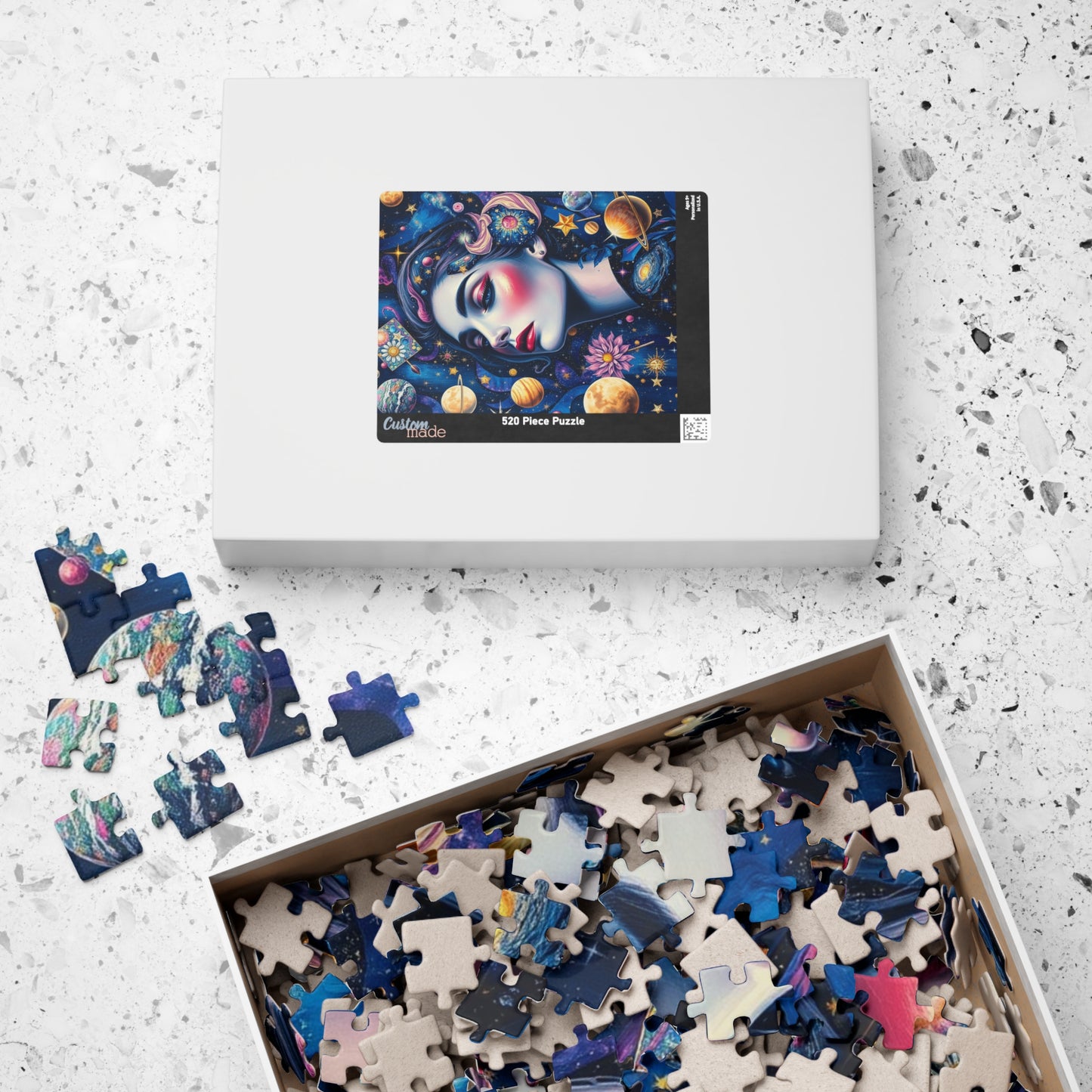 Celestial Elements Puzzle, Space-Themed Jigsaw Game, Family Activity, Quiet Pastime, Unique Gift for Space Lover Puzzle Enthusiast, Hobby Puzzle The Puzzle Chest