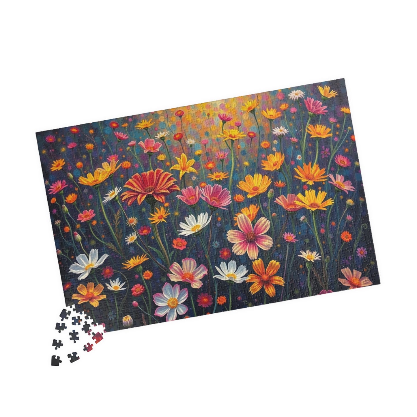 Floral Garden Puzzle, Jigsaw Puzzle for Adults, Fun Family Activity, Gift for Birthday, Relaxing Indoor Game, Brain Teaser, Mindfulness Puzzle The Puzzle Chest