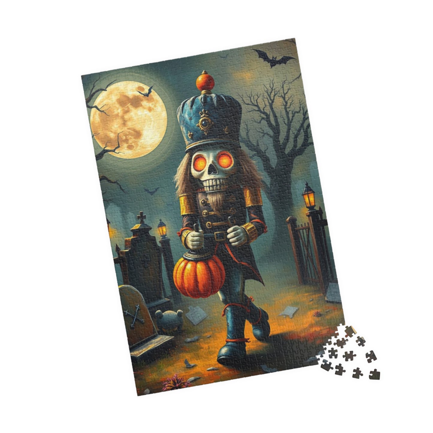 Nutcracker Midnight March - Spooky Halloween Puzzle, 110, 252, 520, 1014-piece Jigsaw Fun Family Activity, Holiday Birthday Gift for Friend
