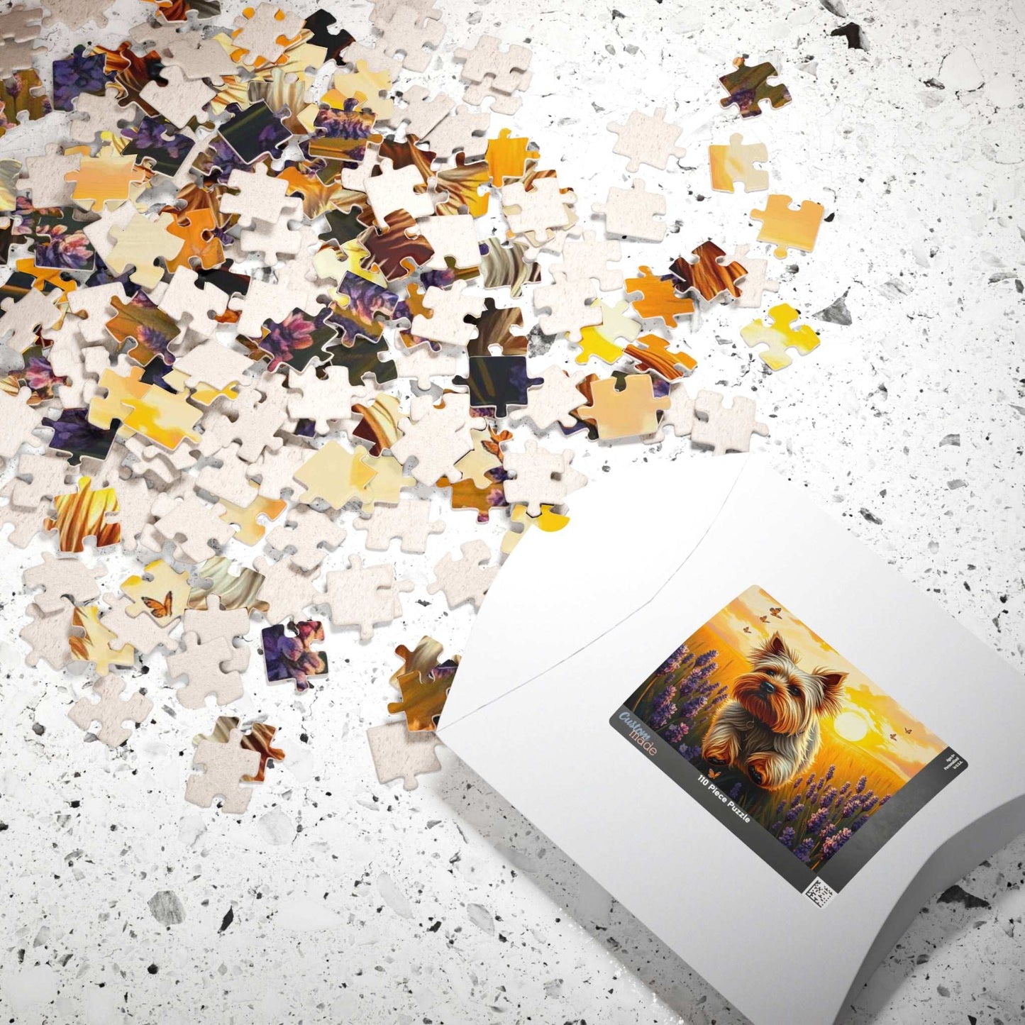 Dog Lover's Jigsaw Puzzle - Game with Yorkshire Terrier, Family Activity Perfect Birthday Holiday Gift for Animal Lover and Pet Enthusiast Puzzle The Puzzle Chest