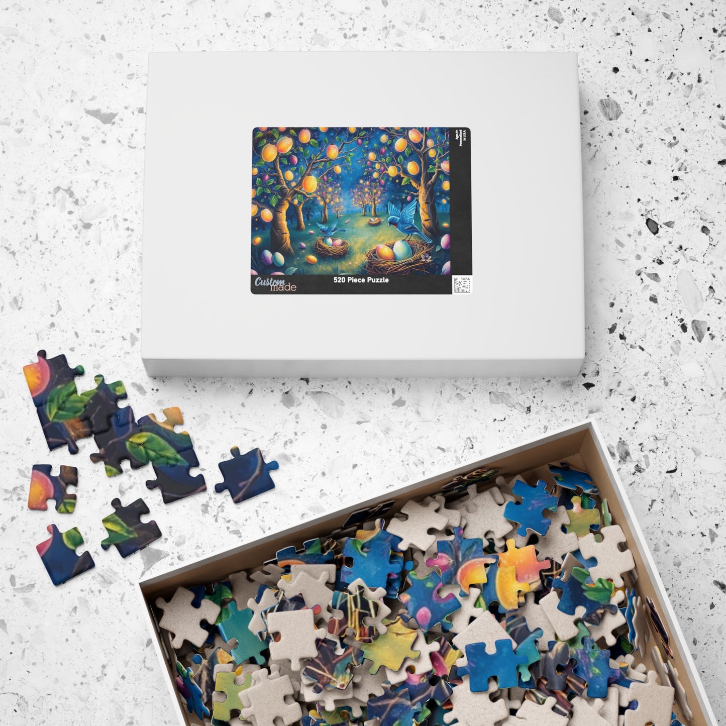 Springtime Nesting Birds Puzzle, Easter Theme Jigsaw Game for Adult Puzzle Lovers, Family Activity, Birthday Holiday Gift for Friends Puzzle The Puzzle Chest