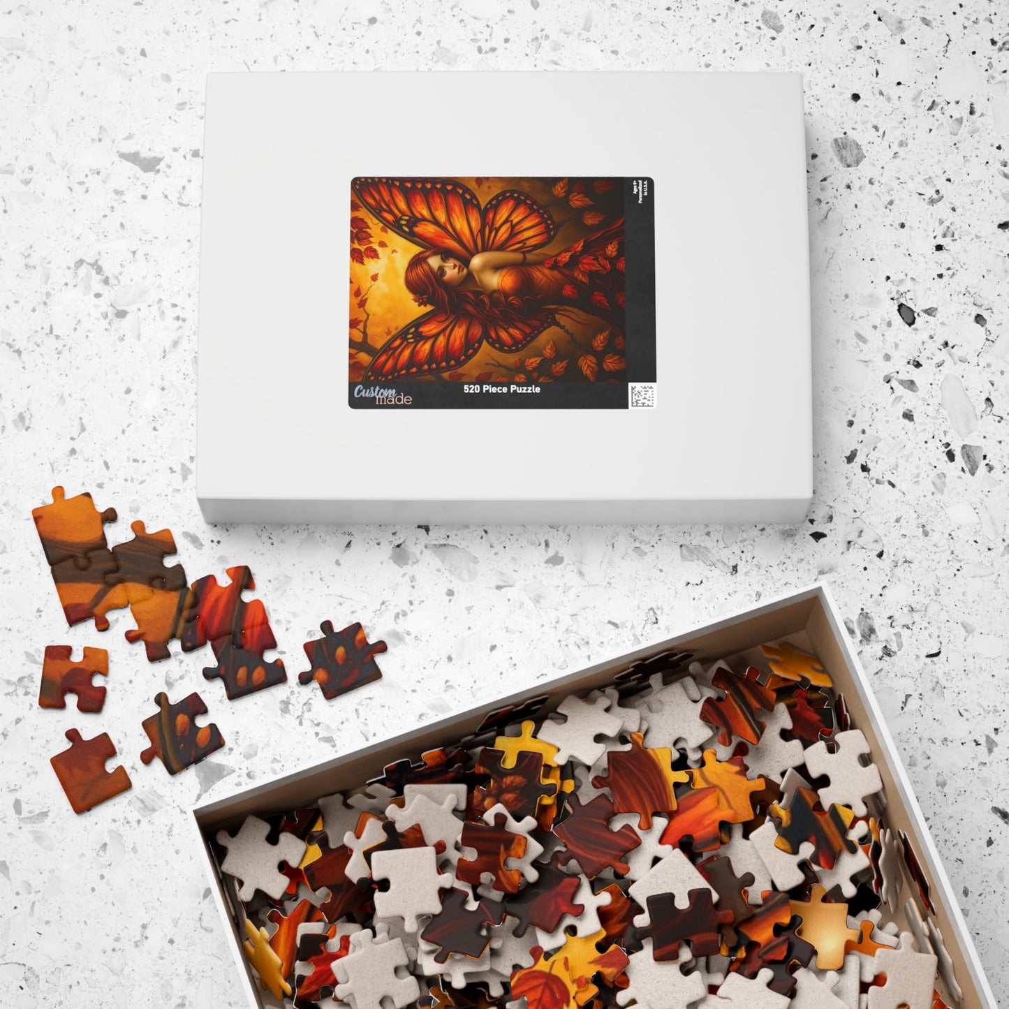 Autumn Spirit Fairy Puzzle, Enchanting Mystical Artwork for Puzzle Lover, Ideal Gift for Holiday, Collectible Art, Mindful Relaxing Activity Puzzle The Puzzle Chest