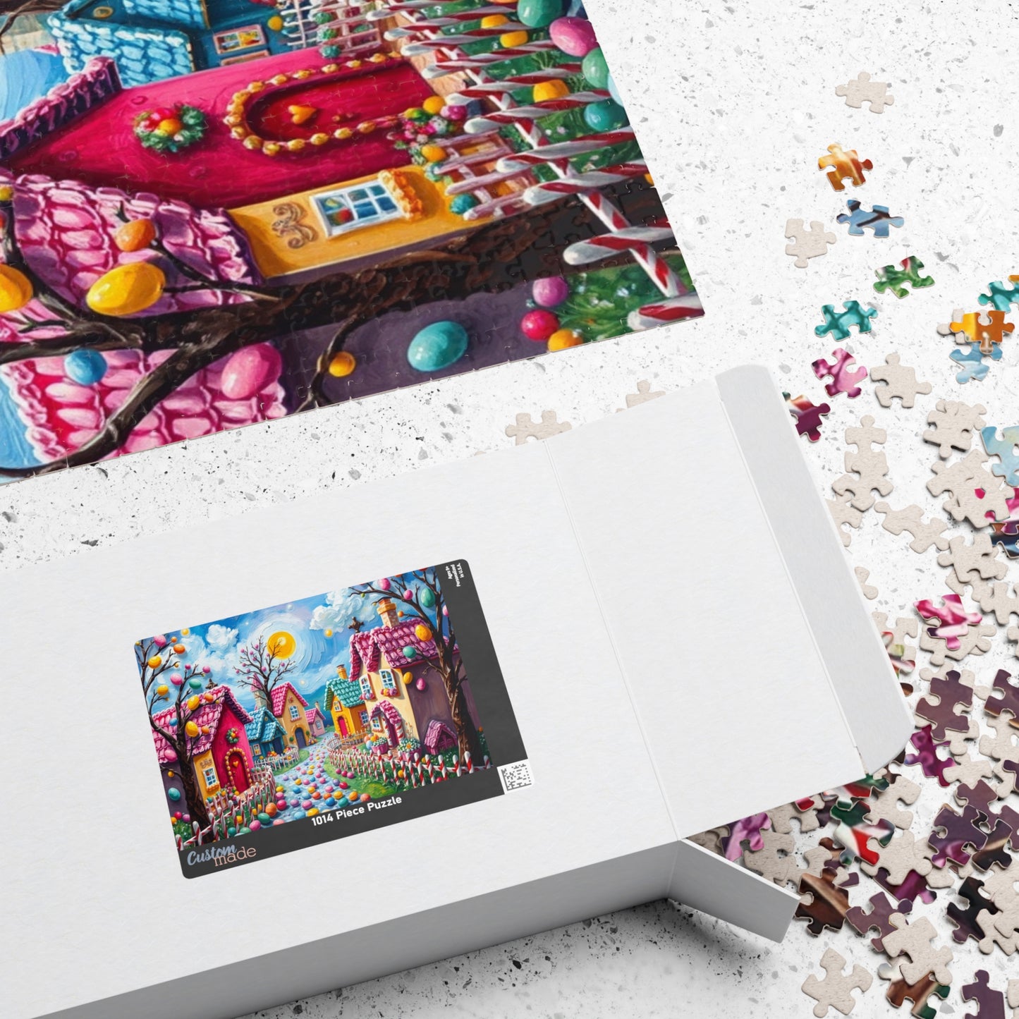 Candy Village Jigsaw Puzzle, Whimsical 110/252/520/1014-piece Easter Game for Adult Home Entertainment, Puzzle Lover Gift for Friends Puzzle The Puzzle Chest