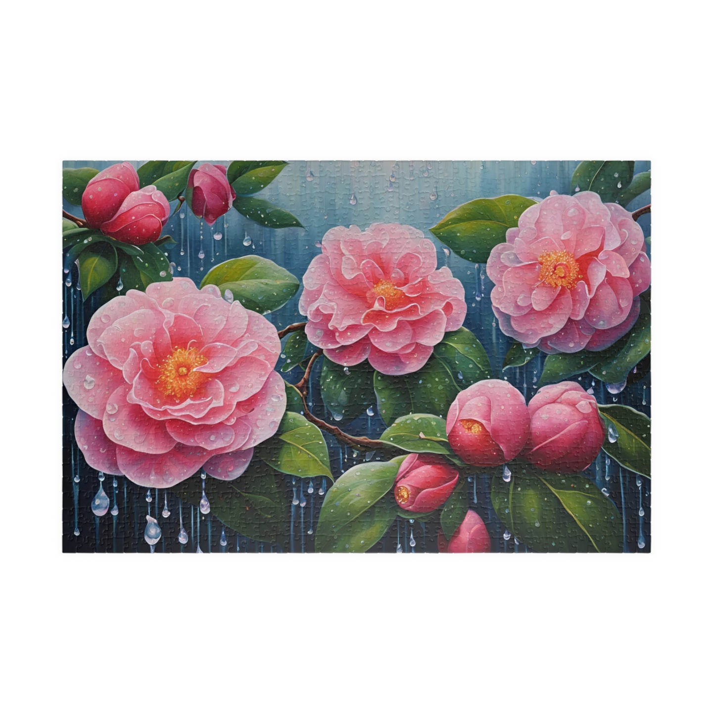 Peonies Jigsaw Puzzle, Floral Art Puzzle Lover Gift, Relaxing Hobby, Mindfulness Activity, Flower Lover Keepsake, Rainy Day Indoor Game 1014 pcs (Horizontal) Puzzle The Puzzle Chest