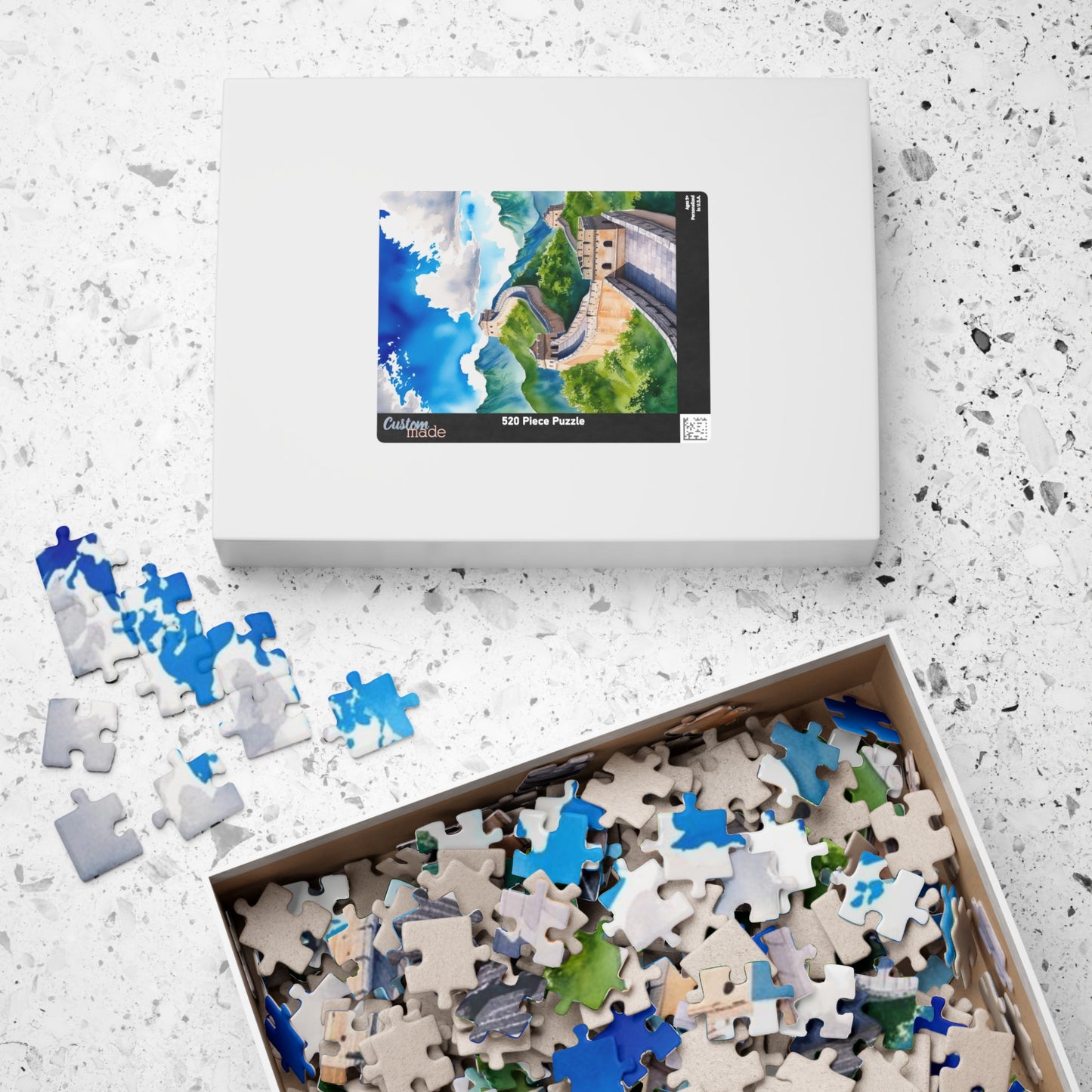 Great Wall of China Jigsaw Puzzle, Nature Landscape Tabletop Game, Puzzle Enthusiasts History Travel Lover, Family Activity, Hobby Puzzle The Puzzle Chest