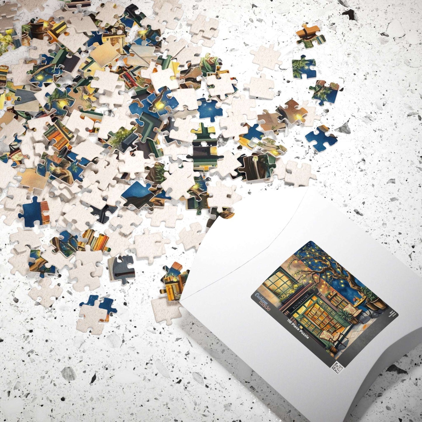 Enchanted Summer Night-Time Bookstore Escape – Jigsaw Puzzle for Book Lovers Puzzle The Puzzle Chest