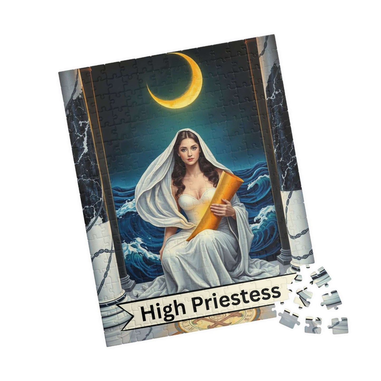 High Priestess Tarot Puzzle: Mystical Jigsaw Puzzle for Adults 252 pcs (Vertical) Puzzle The Puzzle Chest