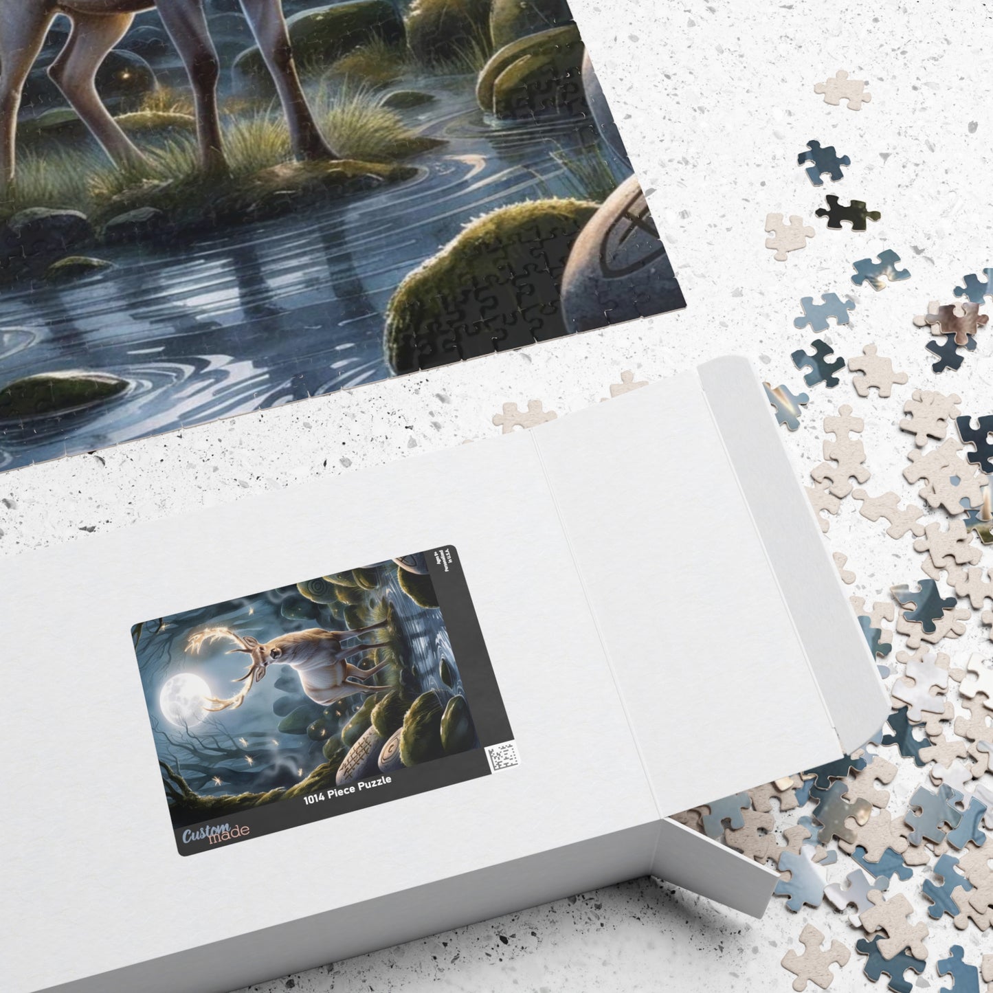 Majestic Stag Puzzle, Whimsical Deer Jigsaw Game, Mind Challenging Relaxing Indoor Activity for Puzzle Enthusiasts Animal Lovers, Nature Puzzle The Puzzle Chest
