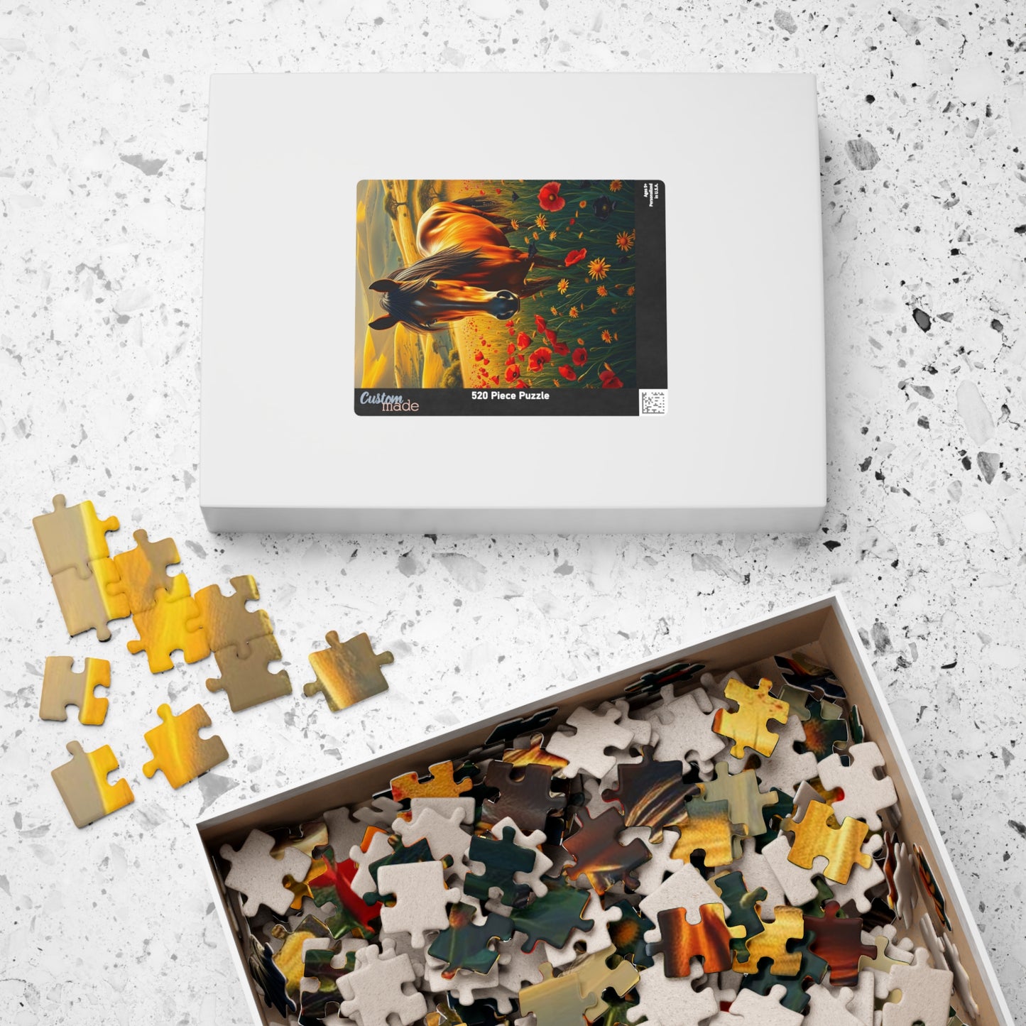 Stunning Horse Jigsaw Puzzle Game for Adults, Nature Lover Gift for Friends Equestrian Family Night Fun 110-1014 Pieces Great for Relaxation Puzzle The Puzzle Chest