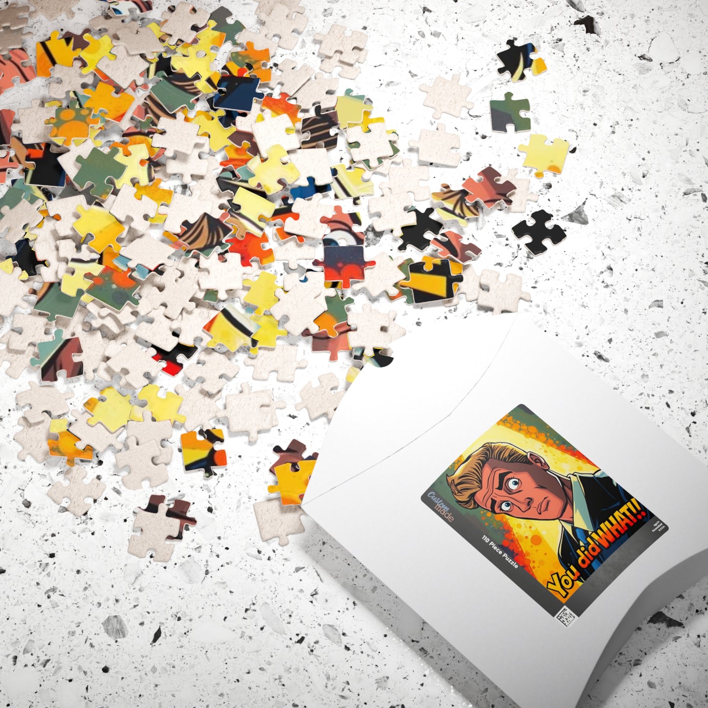 Comic Style Pop Art Jigsaw Puzzle - You Did What!!, Fun Family Game, Gift for Puzzle Lovers, Mindful Home Entertainment, Party Activity Puzzle The Puzzle Chest