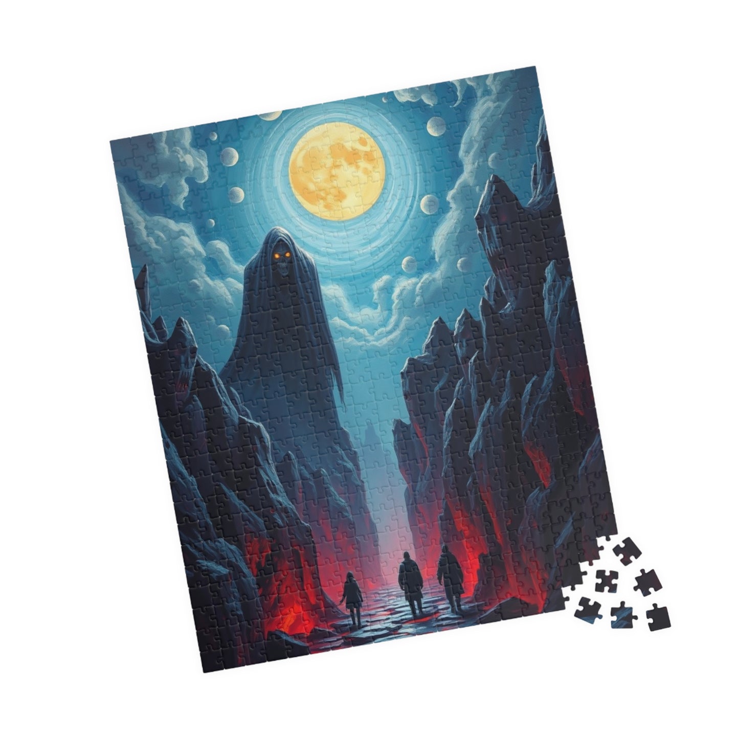 Mystical Moonlight Puzzle, 1014-piece Art Puzzle, Fantasy Scene Game, Unique Gift for Puzzle Lovers, Perfect for Family Nights, Home Decor Puzzle The Puzzle Chest