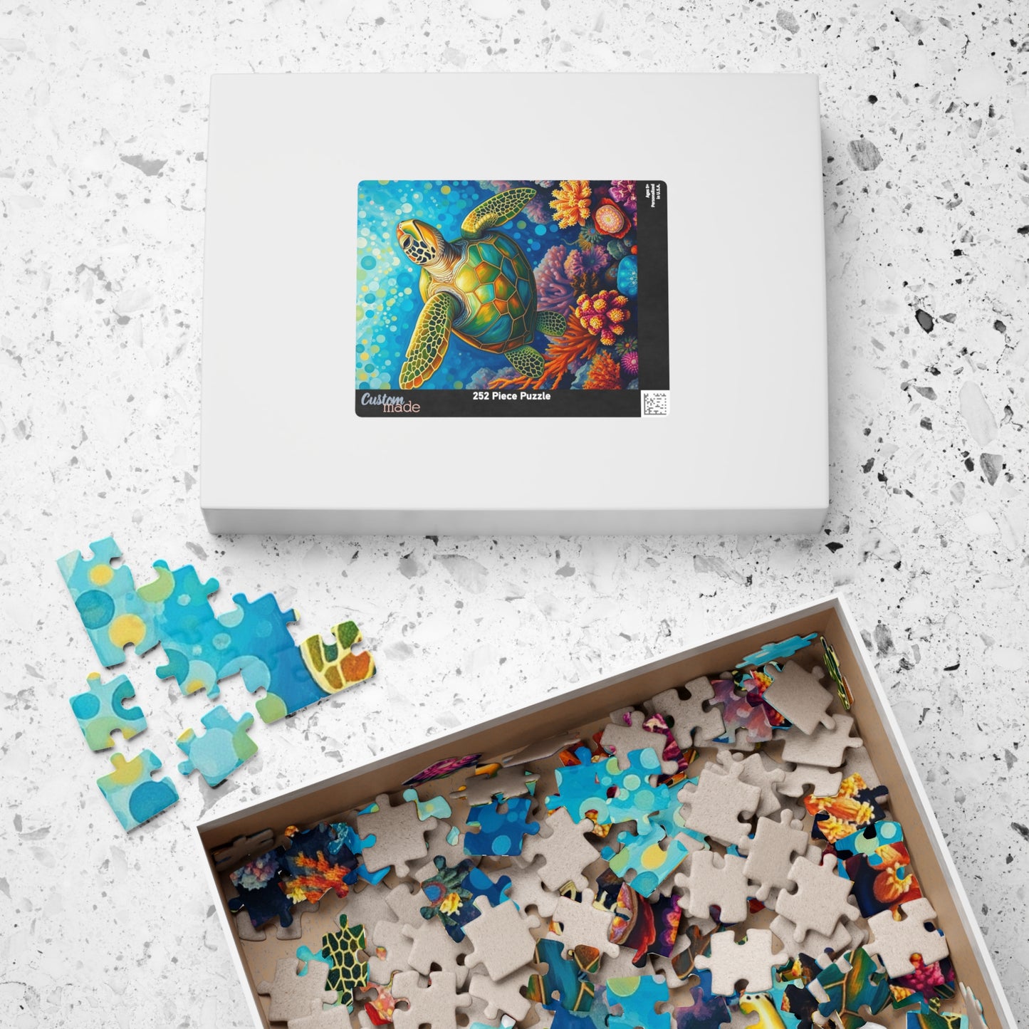 Sea Turtle Mosaic Jigsaw Puzzle for Adults Puzzle The Puzzle Chest