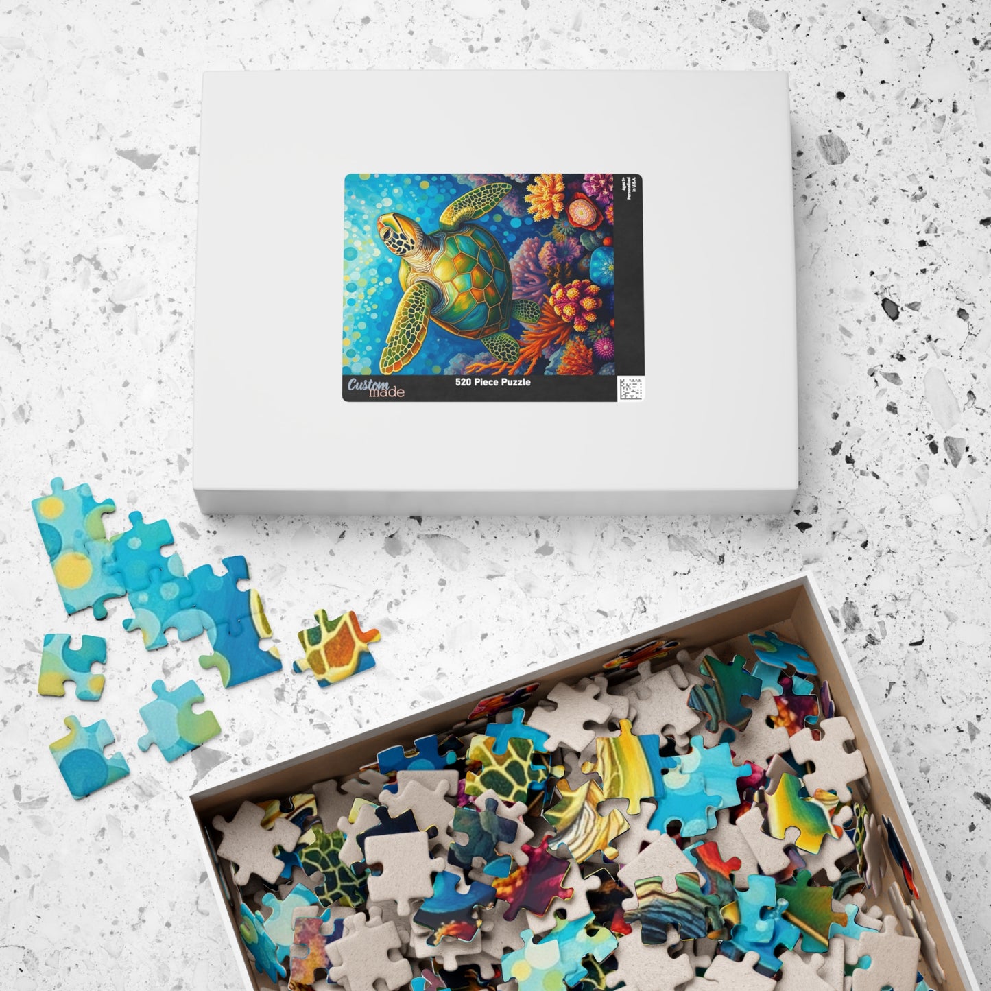 Sea Turtle Mosaic Jigsaw Puzzle for Adults Puzzle The Puzzle Chest
