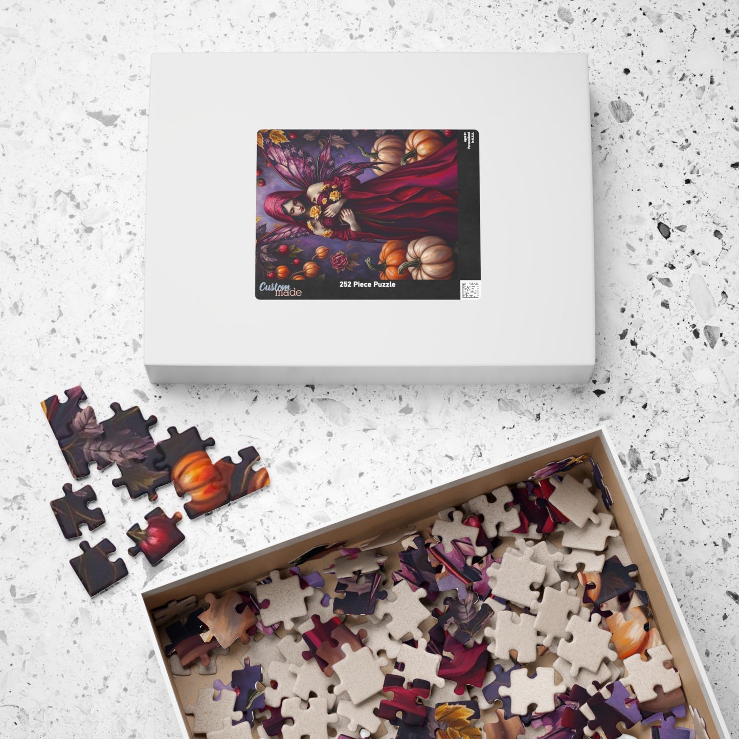 Withering Garden Fairy Jigsaw Puzzle, 110-1014 Piece Autumn Mythical Game for Family Activity, Puzzle Lover Gift, Halloween, Fantasy Art Puzzle The Puzzle Chest