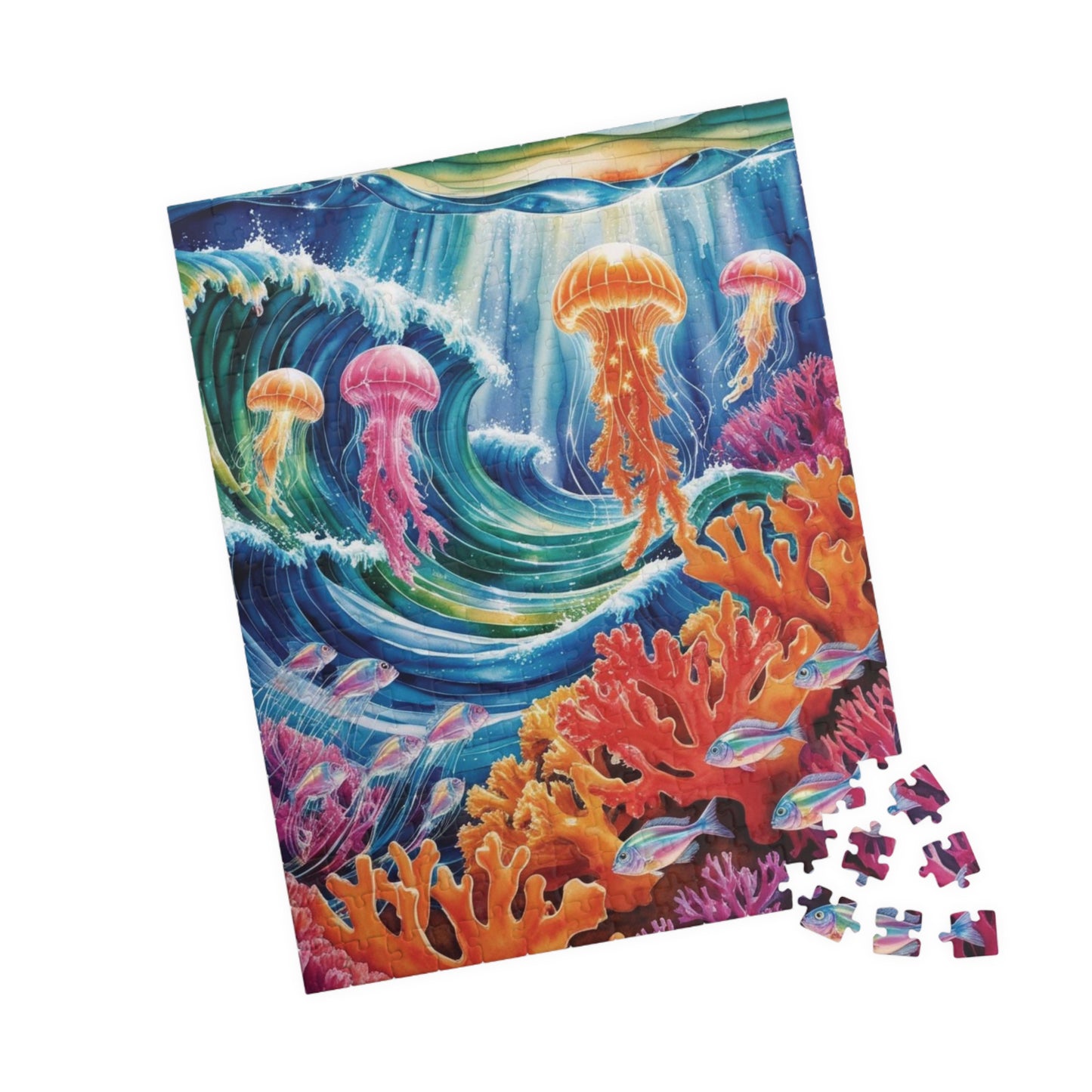 Trippy Ocean Jigsaw Puzzle, Surreal Underwater World 110 252 520 1014-Piece Artwork, Home Decor, Relaxing Family Activity, Puzzle Lover Gift Puzzle The Puzzle Chest