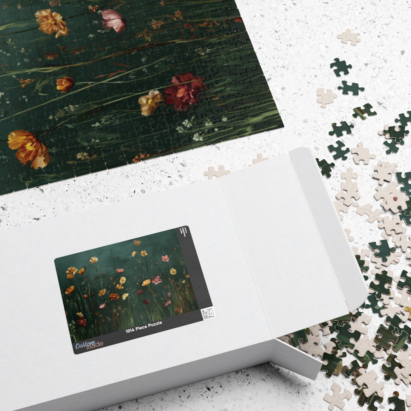 Floral Puzzle - Nature-Inspired Flower Jigsaw Game for Adults, Botanical Art