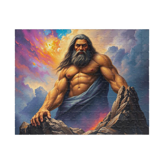 Mythical God Puzzle | 110, 252, 520, 1014-piece | Unique Gift for Puzzle Lovers | Art for Home Entertainment, Family Fun, Quiet Leisure 252 pcs (Horizontal) Puzzle The Puzzle Chest