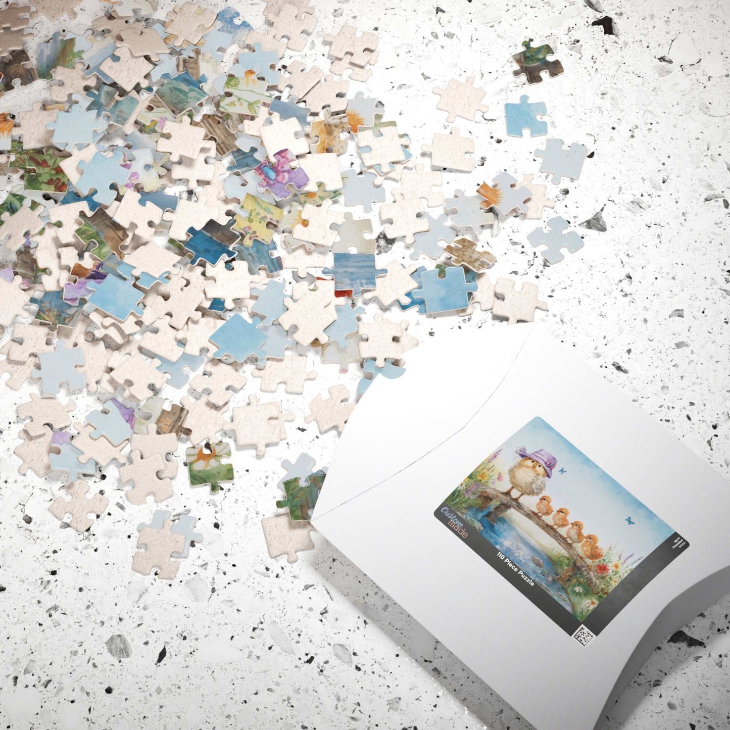 Great Chicken Parade Jigsaw Puzzle - Chick Family Marching, Ideal Game for Family Activity, Holiday Birthday Gift for Friend, Brain Teaser Puzzle The Puzzle Chest