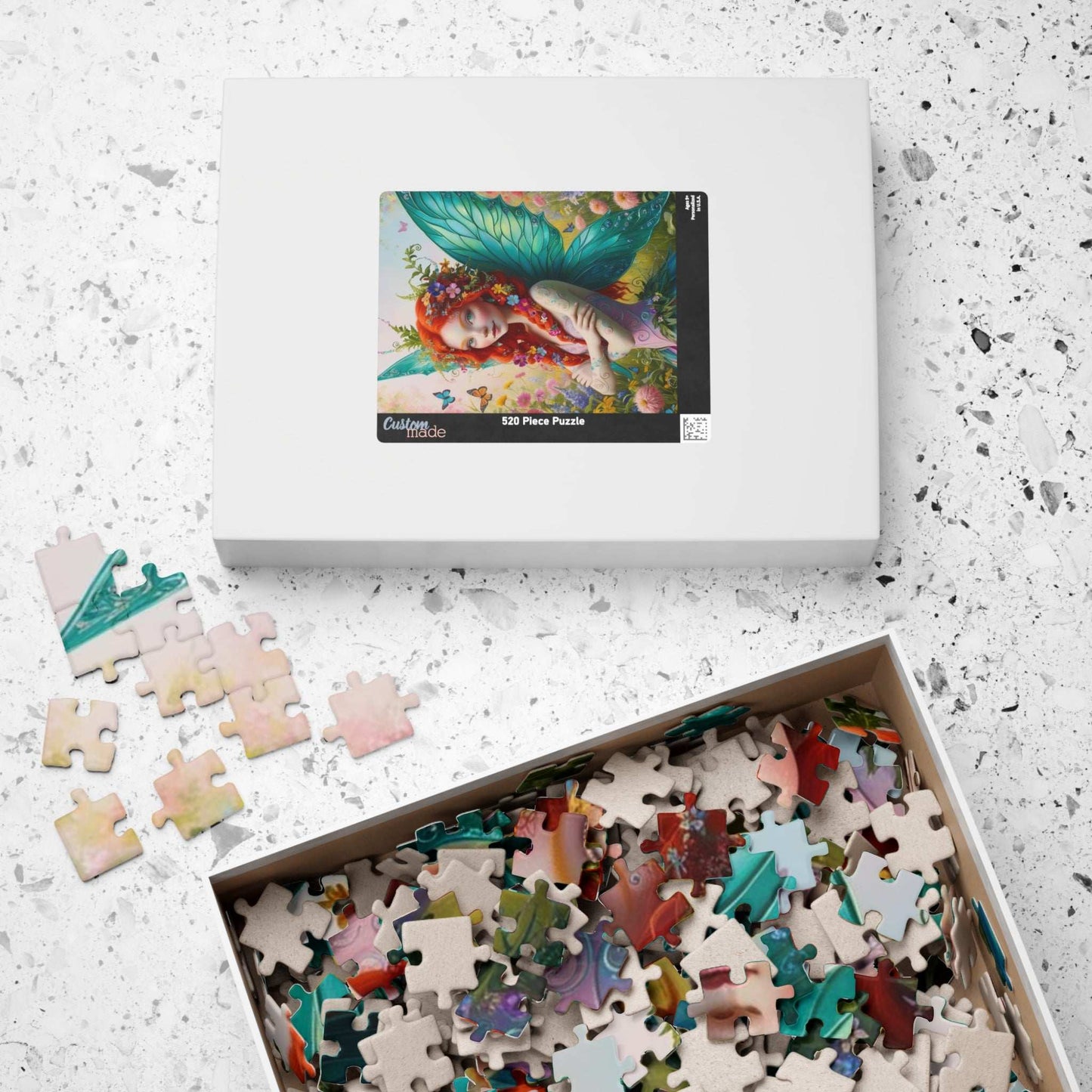Sun-Kissed Butterfly Fairy Puzzle, Enchanting Mythical Jigsaw for Fantasy Lover, Gift for Adults, Artwork Puzzle, Relaxing Activity Puzzle The Puzzle Chest