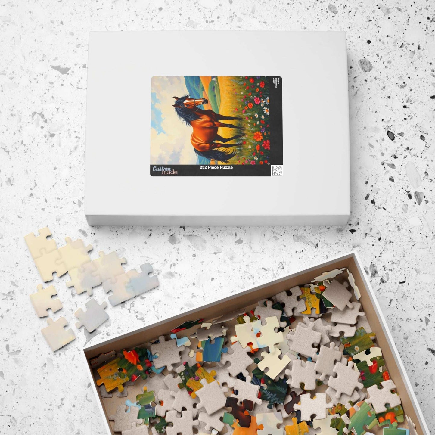 Horse Lover's Puzzle, 110-1014 Piece Equestrian Jigsaw Game, Nature Theme Gift for Animal Enthusiast, Family Fun Mindful Activity, Horse Art Puzzle The Puzzle Chest