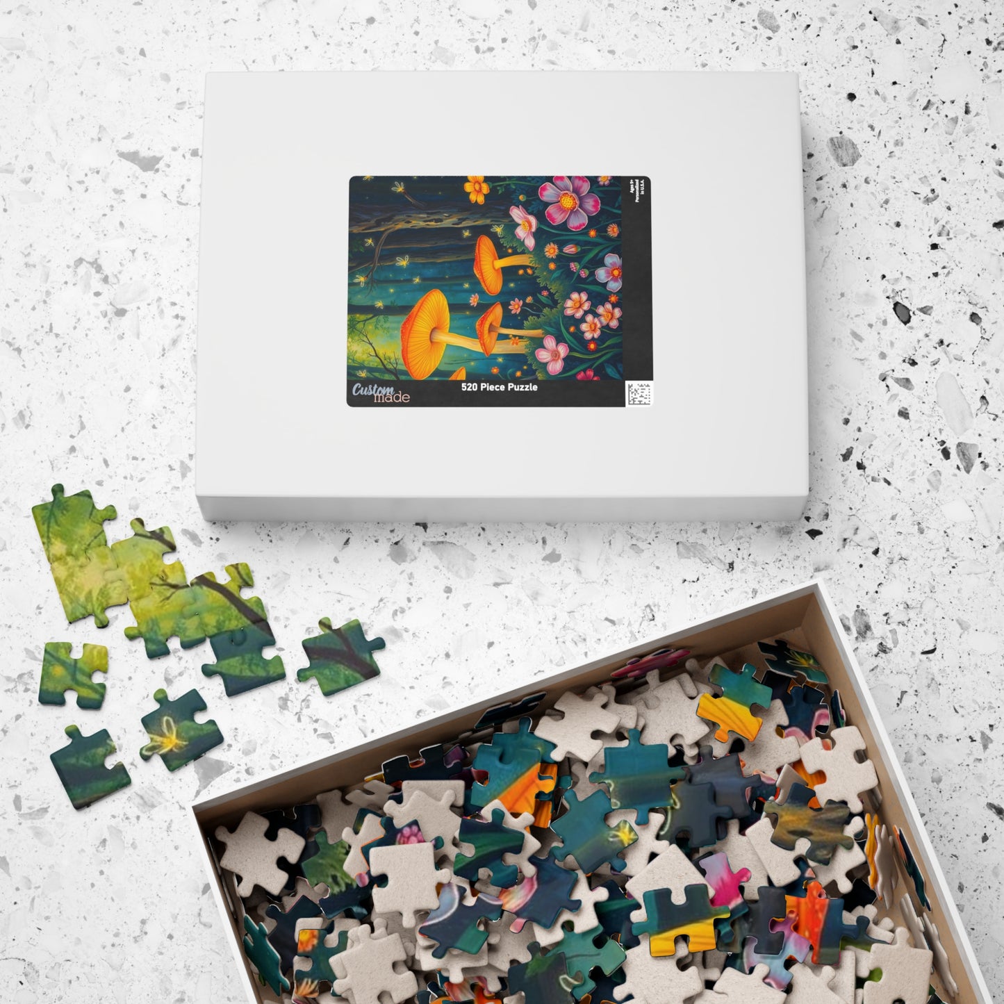 Mushroom Forest Puzzle, Nature-Themed Jigsaw Game, 110-1014 Piece Family or Solo Fun, Holiday Birthday Gift for Nature Lover, Friend Puzzle The Puzzle Chest