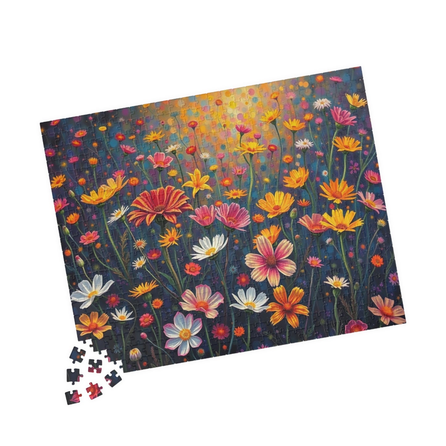 Floral Garden Puzzle, Jigsaw Puzzle for Adults, Fun Family Activity, Gift for Birthday, Relaxing Indoor Game, Brain Teaser, Mindfulness Puzzle The Puzzle Chest