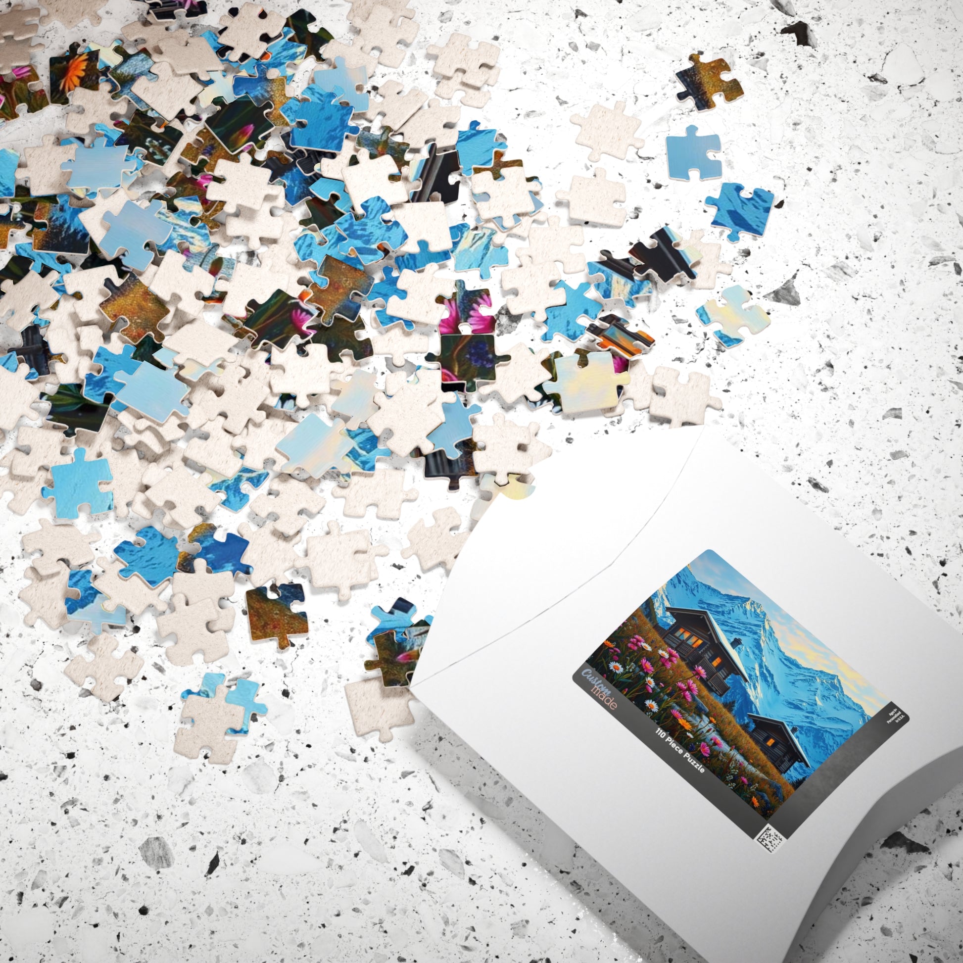 Scenic Mountain Puzzle | 110, 252, 520, 1014-piece | Family Activity, Gifts for Nature Lovers, Cozy Night In, Brain Teaser Fun, Puzzle The Puzzle Chest