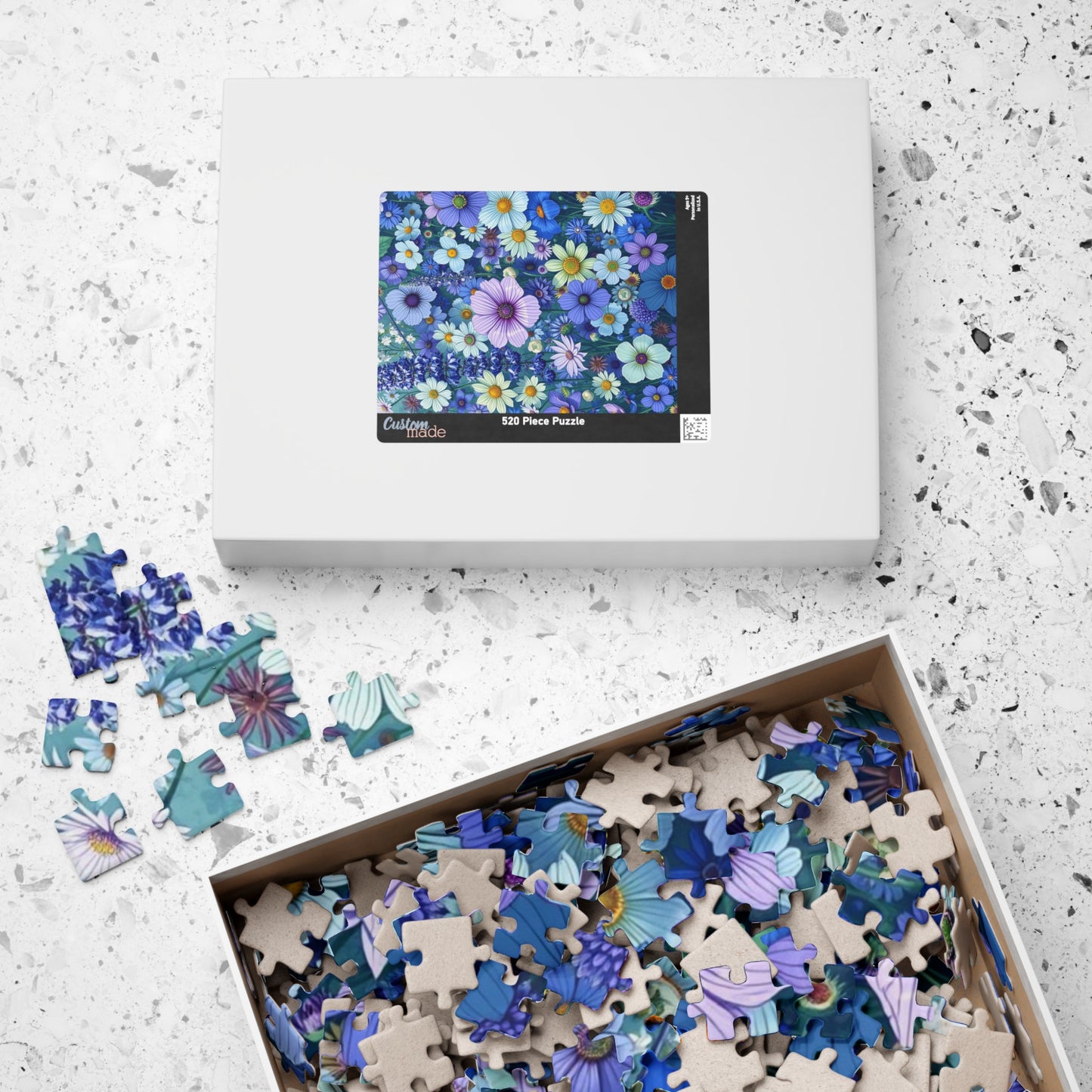 Floral Jigsaw Puzzle, 110 252 520 1014-Piece Puzzle, Nature Gift, Home Décor, Mindfulness Activity, Flower Lovers, Frameable Art Puzzle The Puzzle Chest
