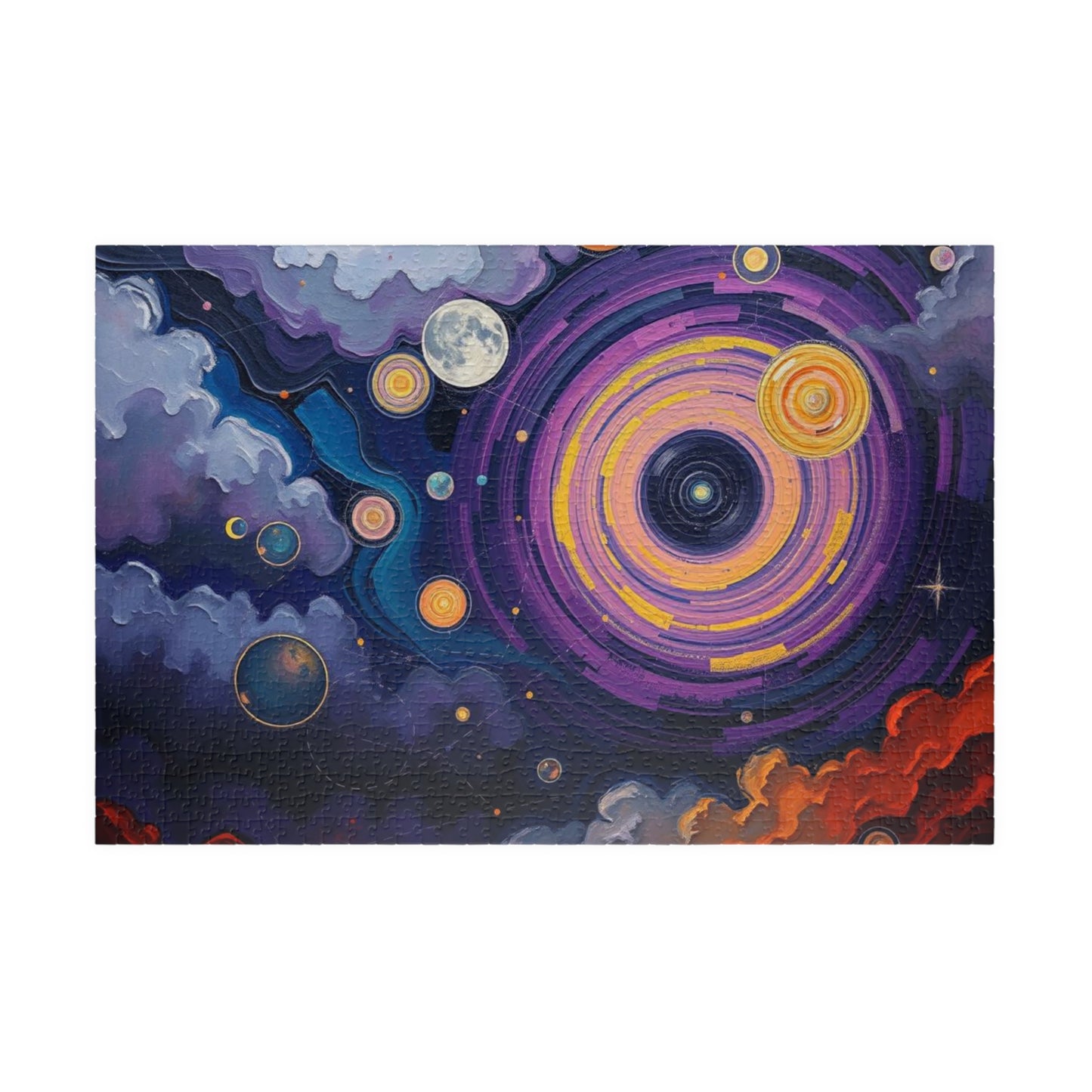 Cosmic Galaxy Abstract Puzzle for Adults, Space-Themed Game for Family Activity, Solo Fun, Holiday or Birthday Gift for Friends 1014 pcs (Horizontal) Puzzle The Puzzle Chest