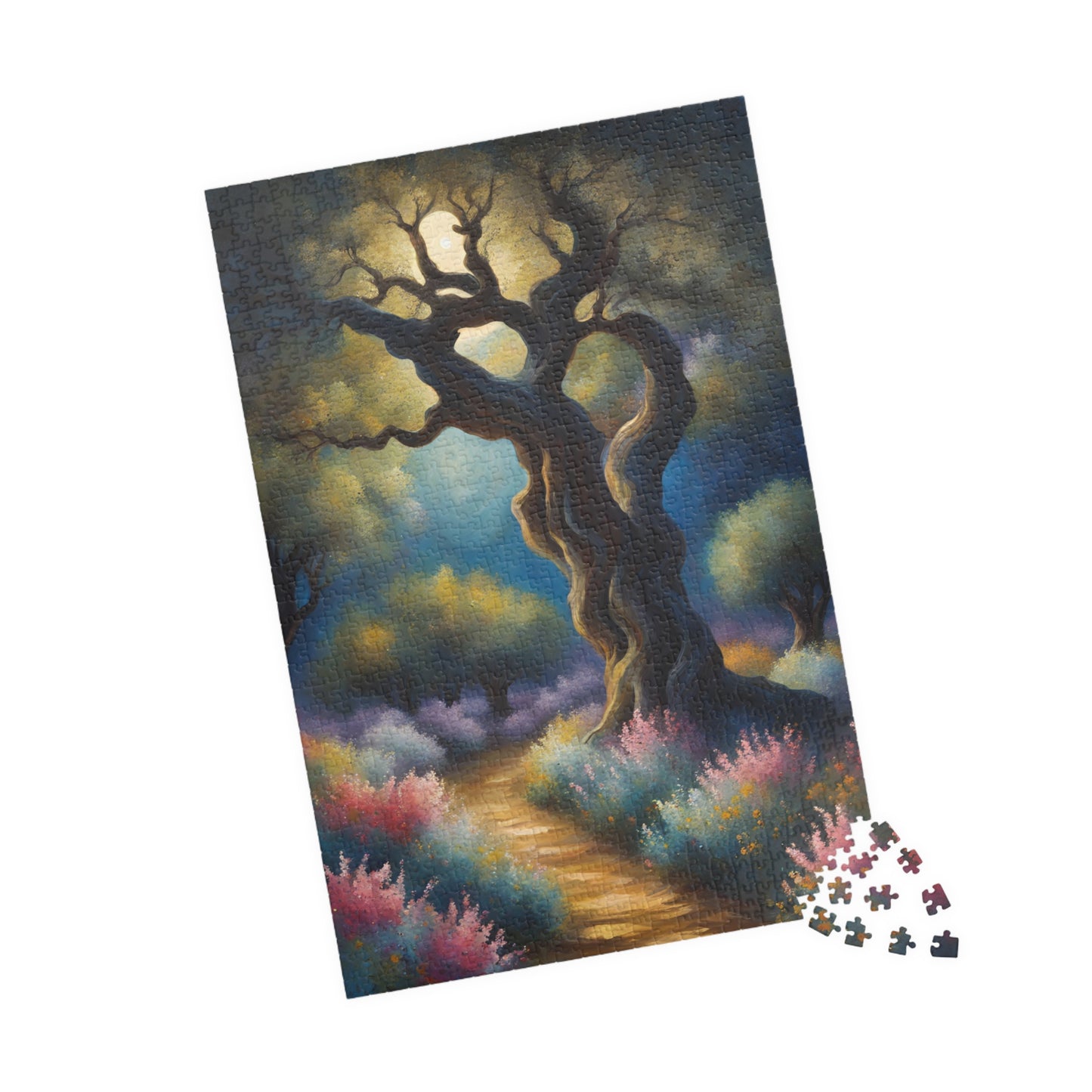 Garden of Gethsemane Olive Trees Jigsaw Puzzle, Religious Theme Faith-Based Tabletop Game, Meditation Activity, Stress Relief, Unique Gift Puzzle The Puzzle Chest