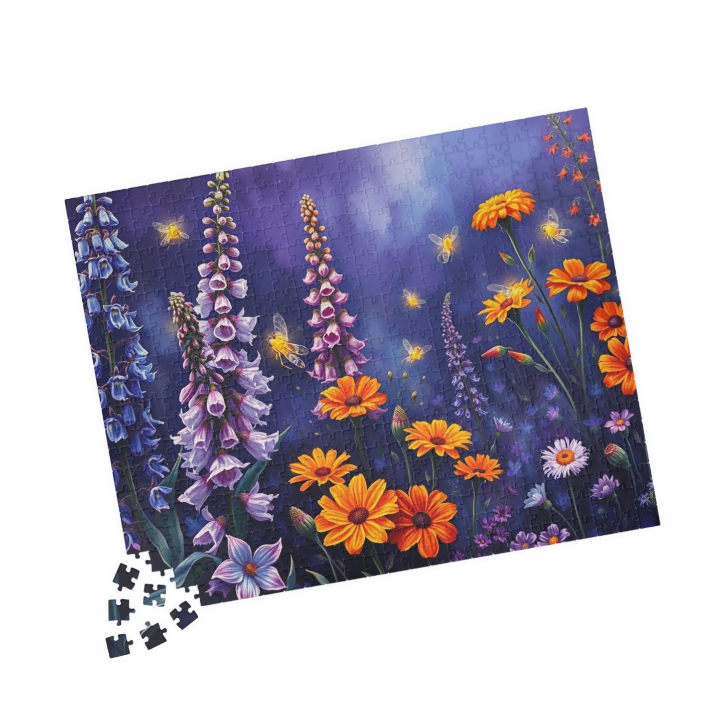 Floral Dreamscape Puzzle: 110-1014 Piece Flower Adult Jigsaw Game, Nature Lovers Gift, Fun Family Game Night, Solo Entertainment, Mindful Puzzle The Puzzle Chest