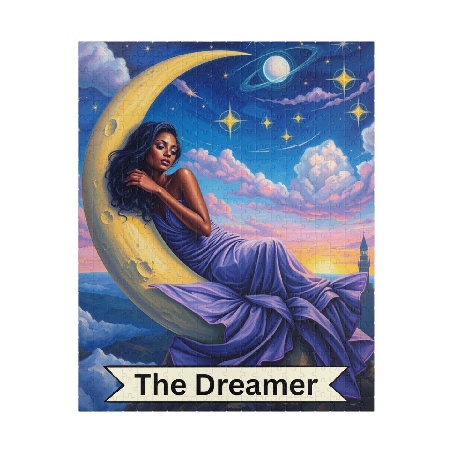 The Dreamer Jigsaw Puzzle - Tarot Style Game for Cosmic Art Lovers 520 pcs (Vertical) Puzzle The Puzzle Chest