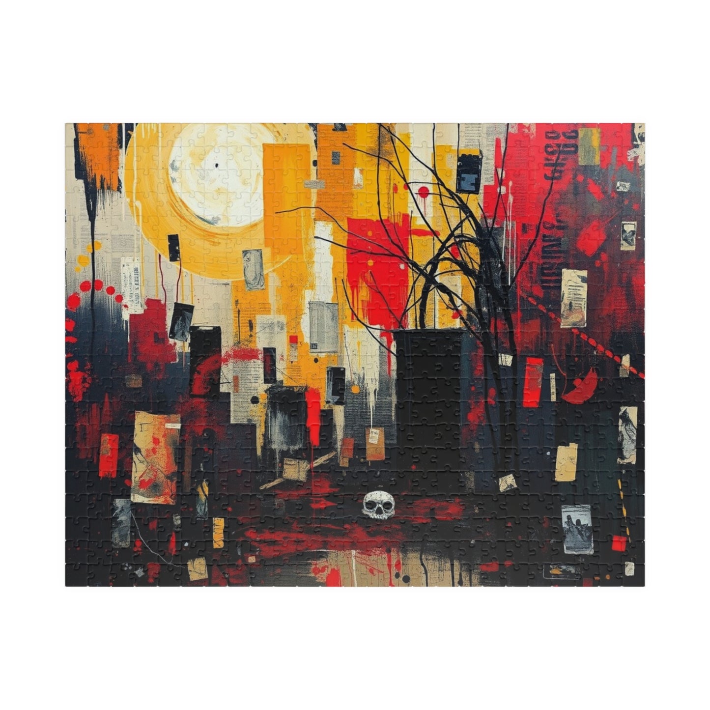 Artistic Abstract Jigsaw Puzzle, Unique Gift for Adult Puzzle Lovers and Art Enthusiasts, Mindfulness Activity, Great for Family Game Night 520 pcs (Horizontal) Puzzle The Puzzle Chest